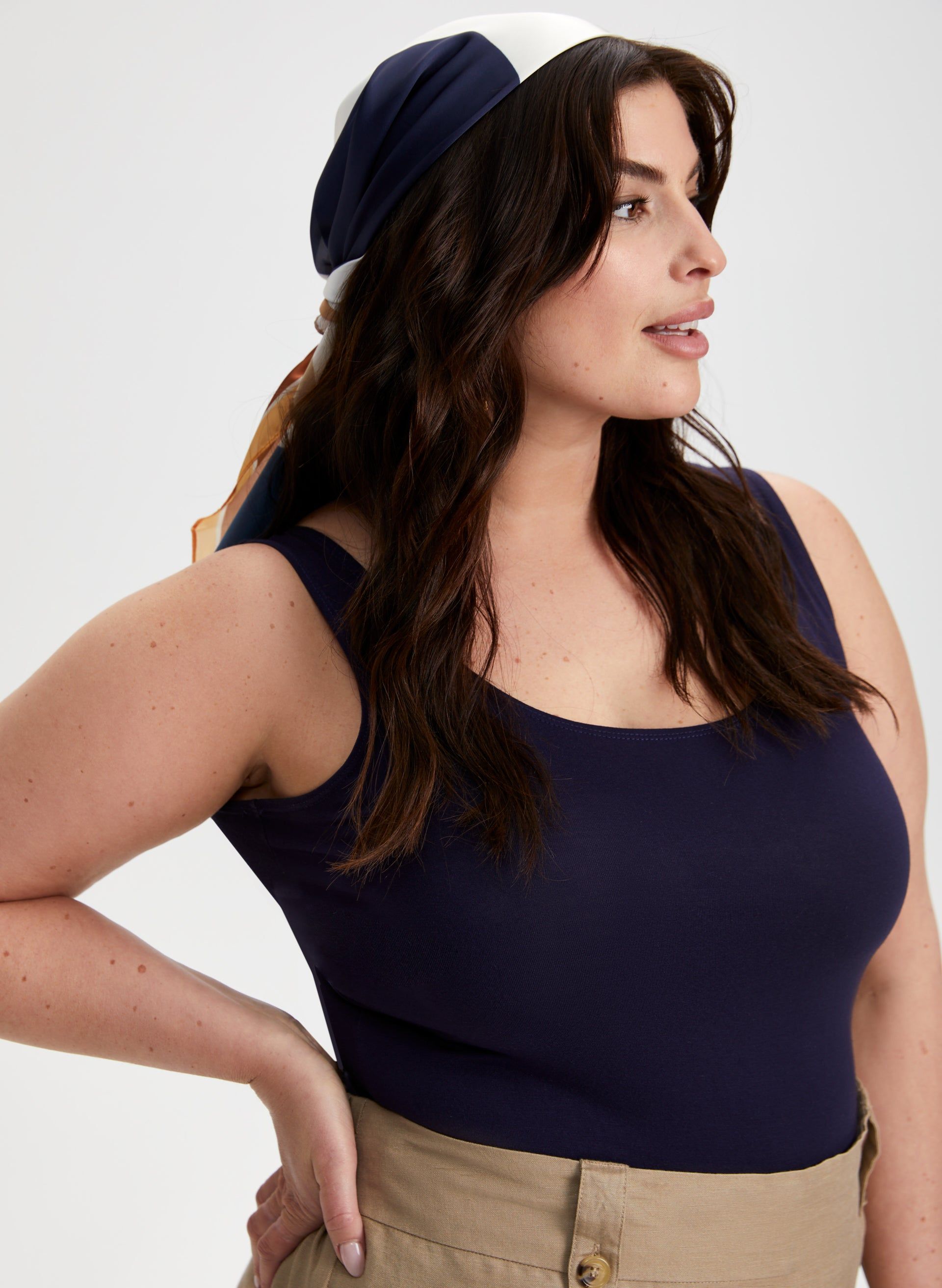 Polka Dot Print Scarf sold by Laura product image thumbnail 4