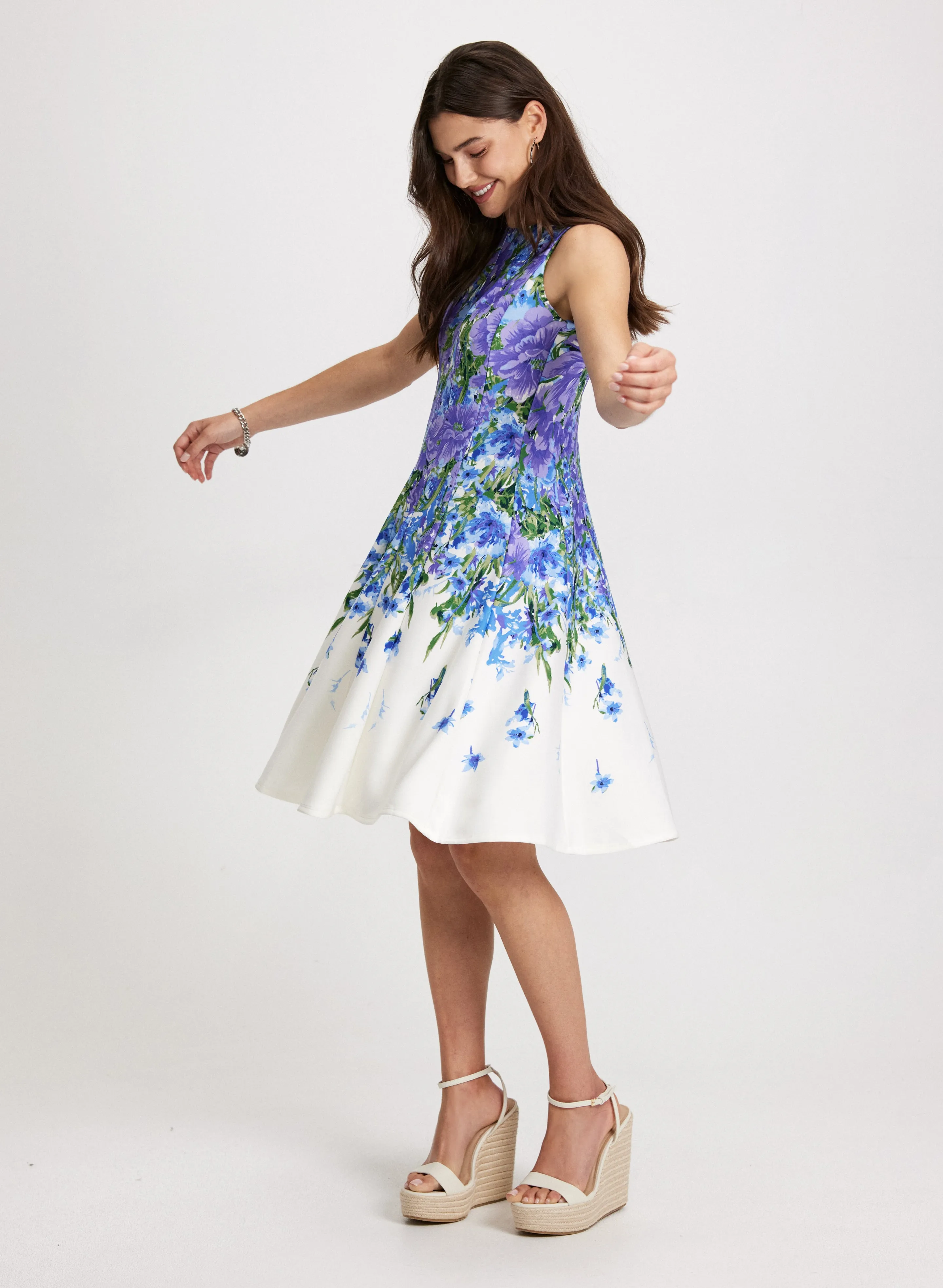 Floral Print Sleeveless Dress sold by Laura product image thumbnail 2