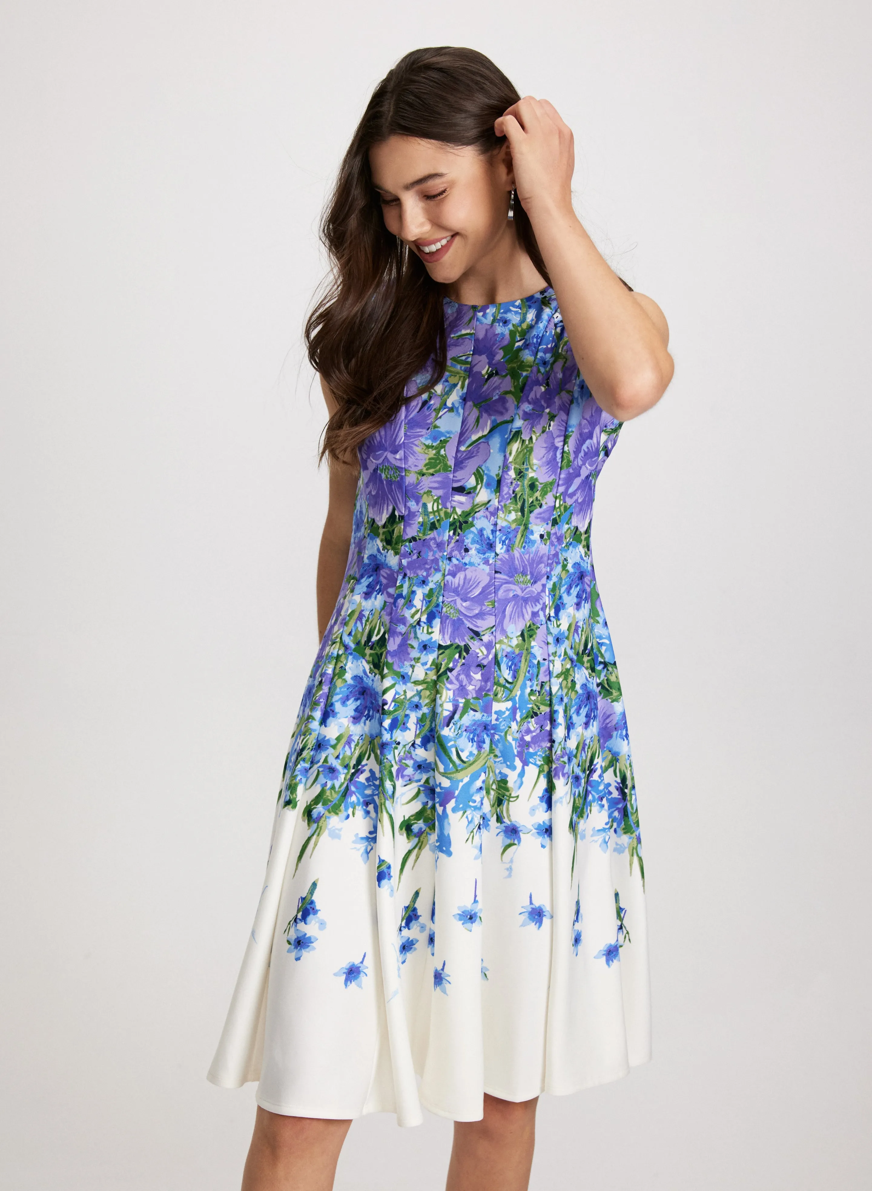 Floral Print Sleeveless Dress sold by Laura product image thumbnail 5