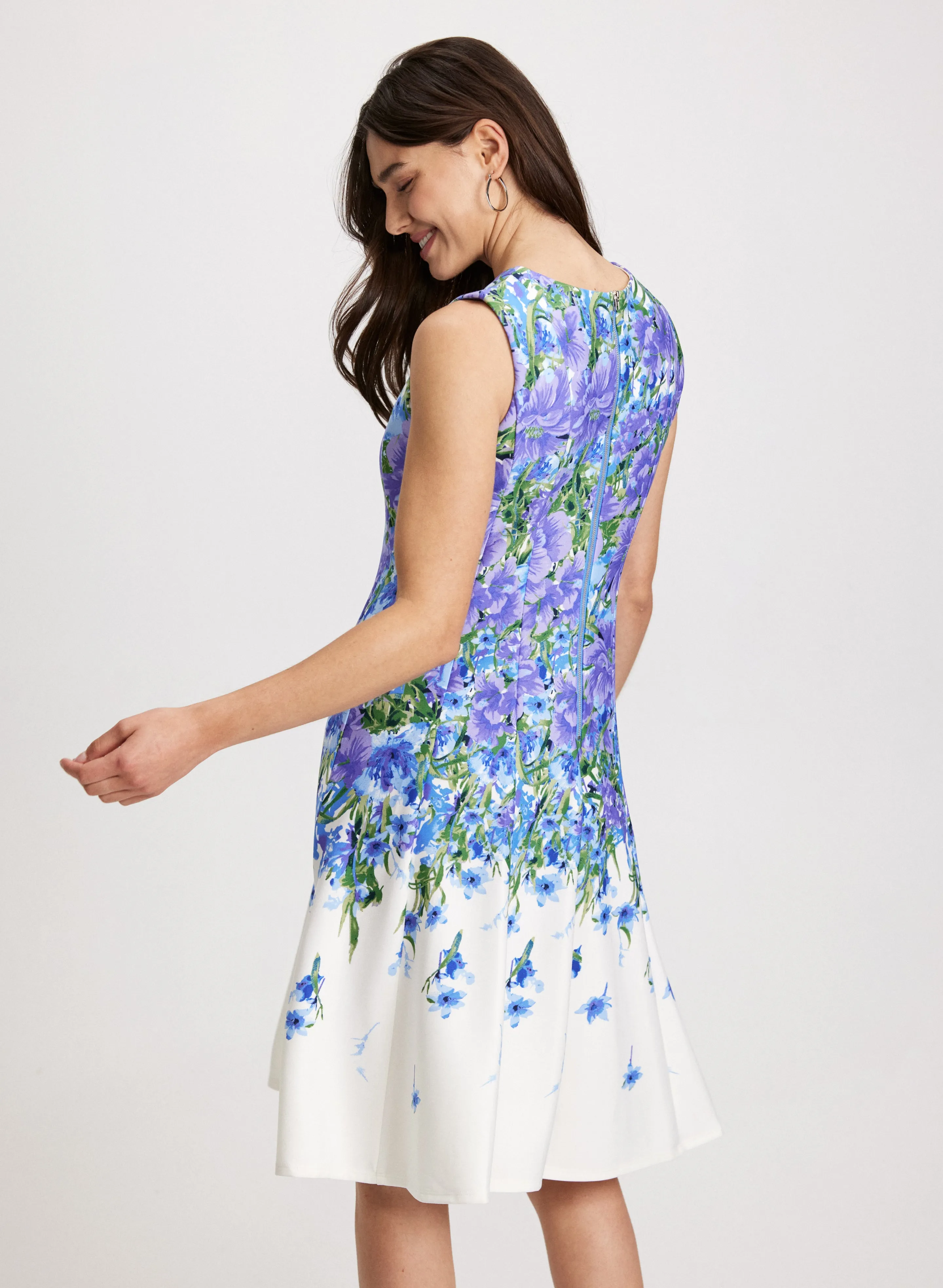 Floral Print Sleeveless Dress sold by Laura product image thumbnail 3