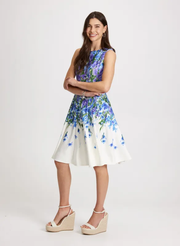 Floral Print Sleeveless Dress sold by Laura