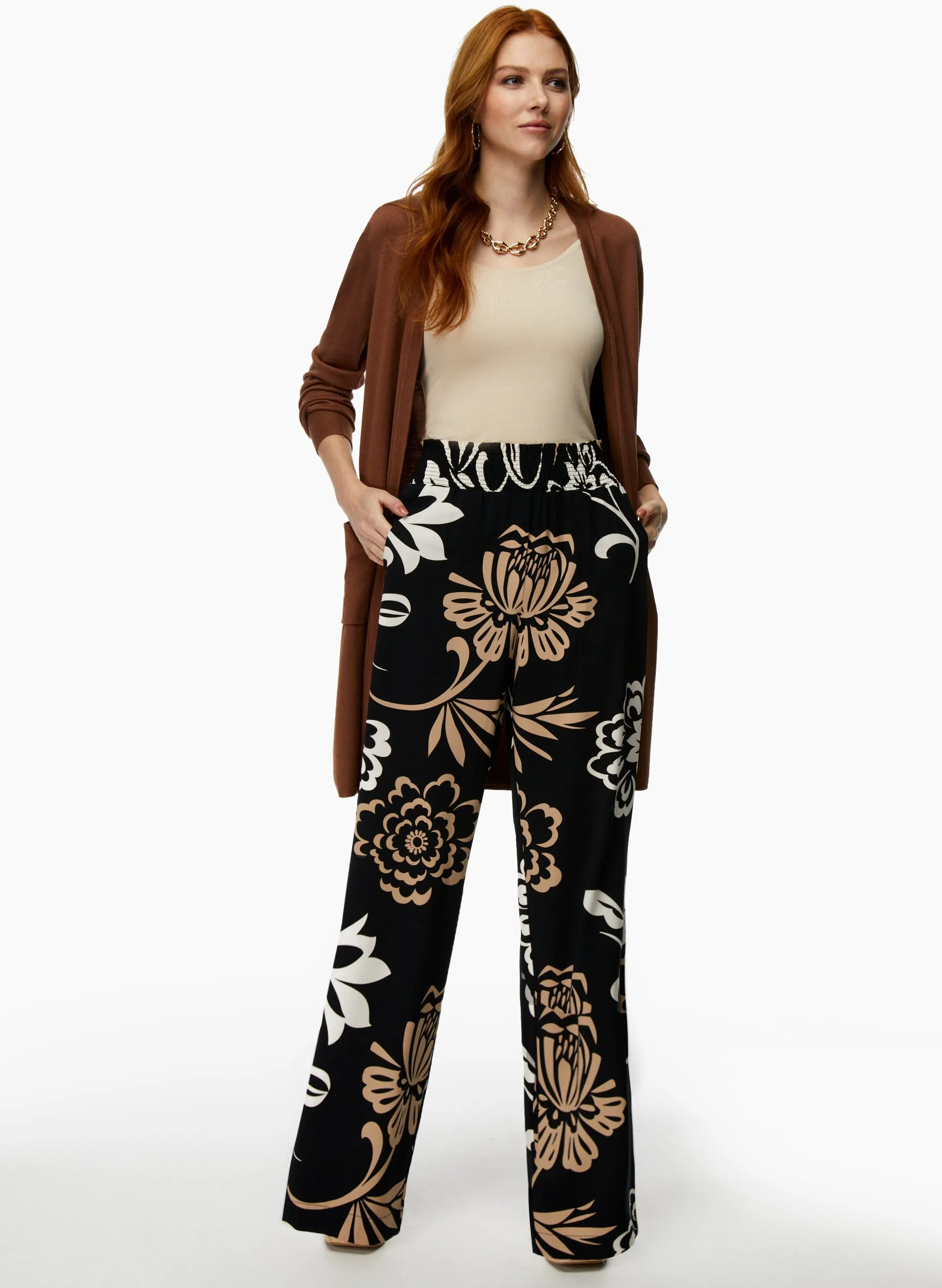 Floral Print Wide Leg Pants sold by Laura product image thumbnail 3