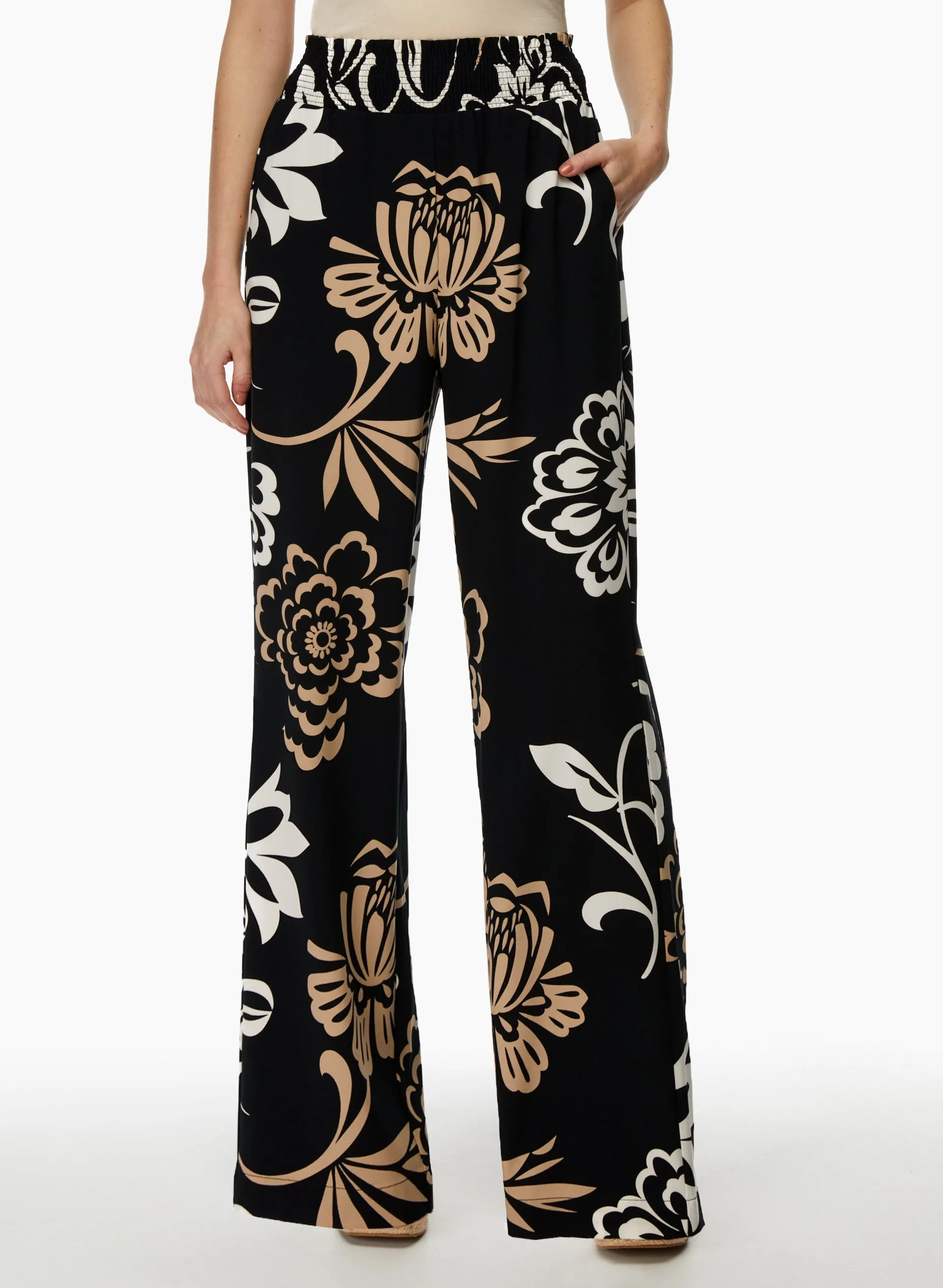 Floral Print Wide Leg Pants sold by Laura