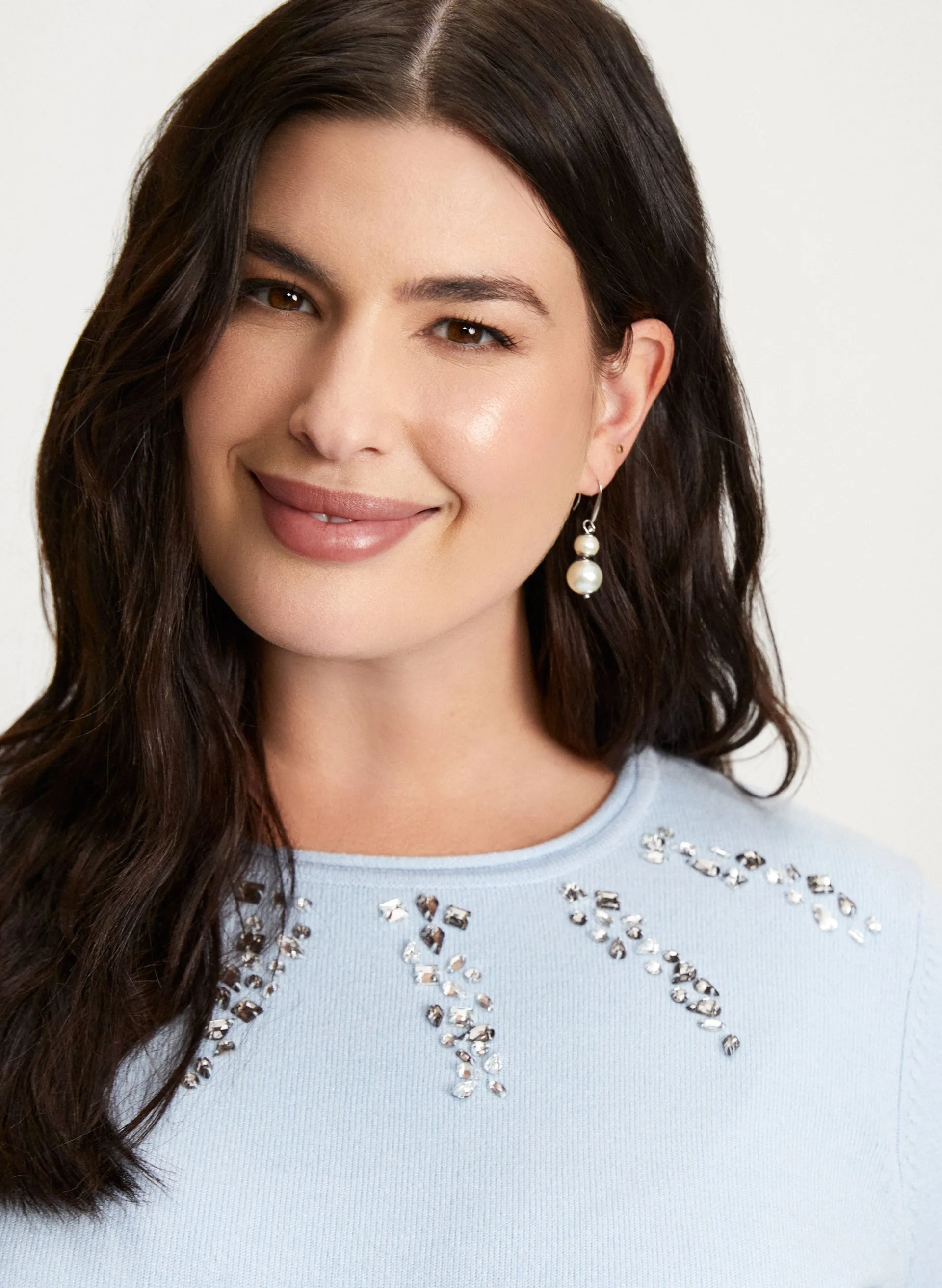 Rhinestone Detail Sweater sold by Laura product image thumbnail 2