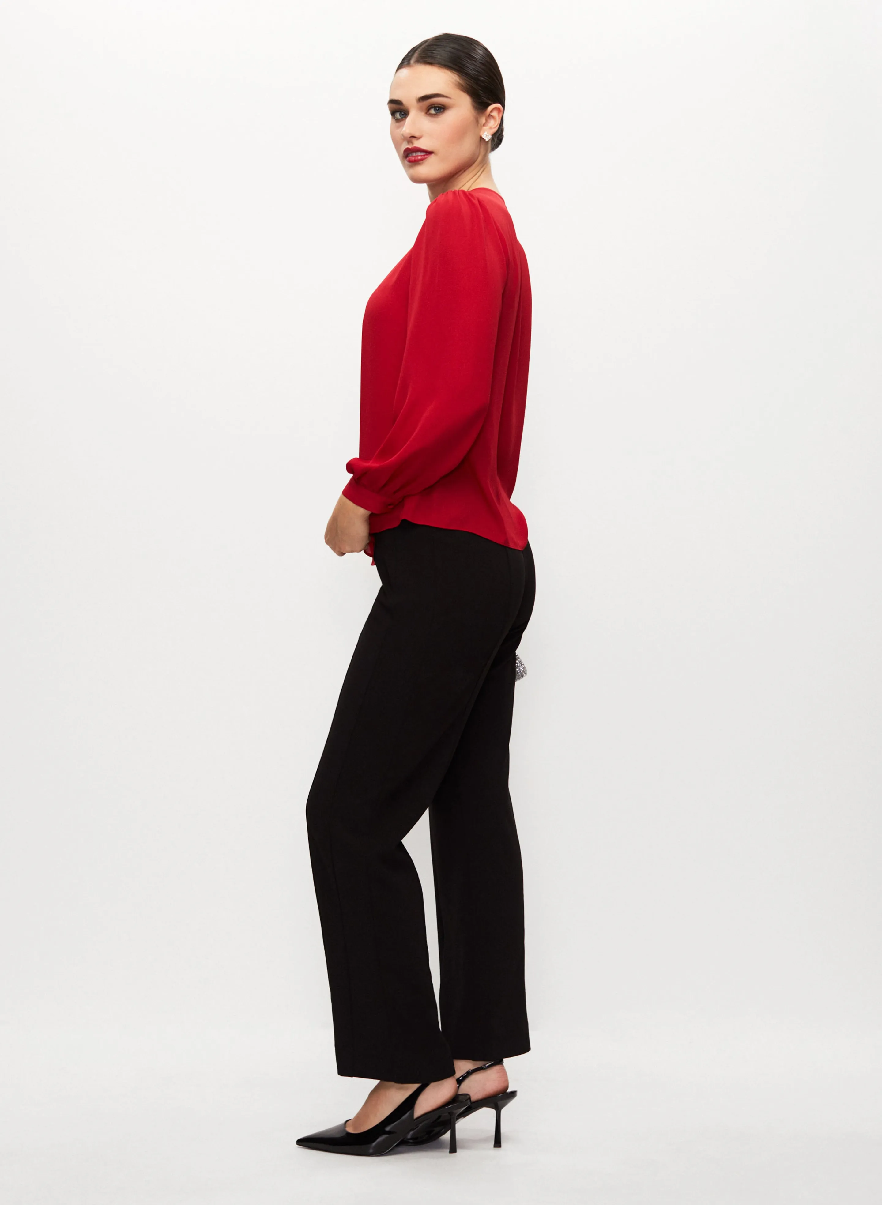 Side Zip Wide Leg Pants sold by Laura product image thumbnail 4