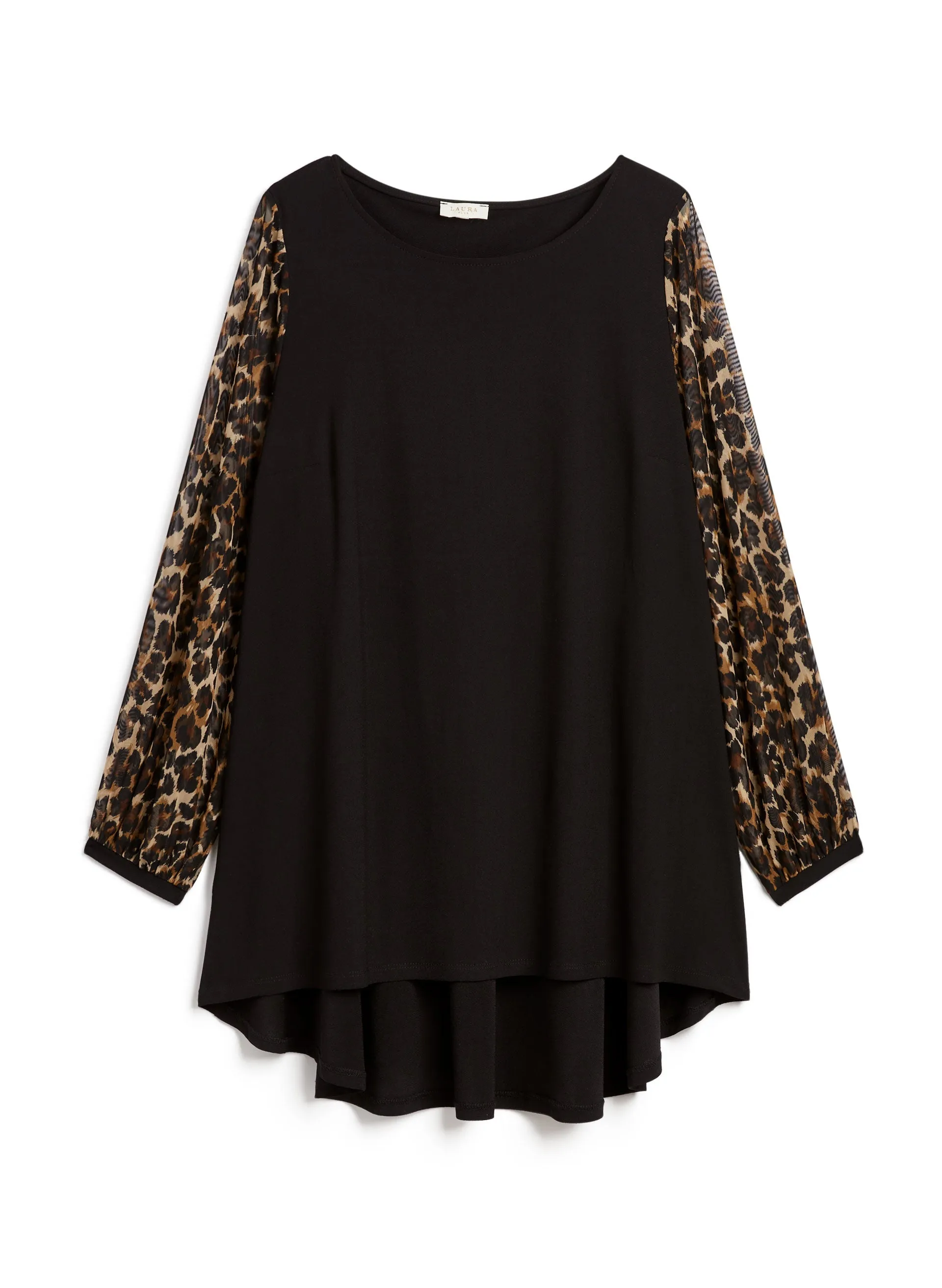 Animal Print Sleeve Top sold by Laura product image thumbnail 5