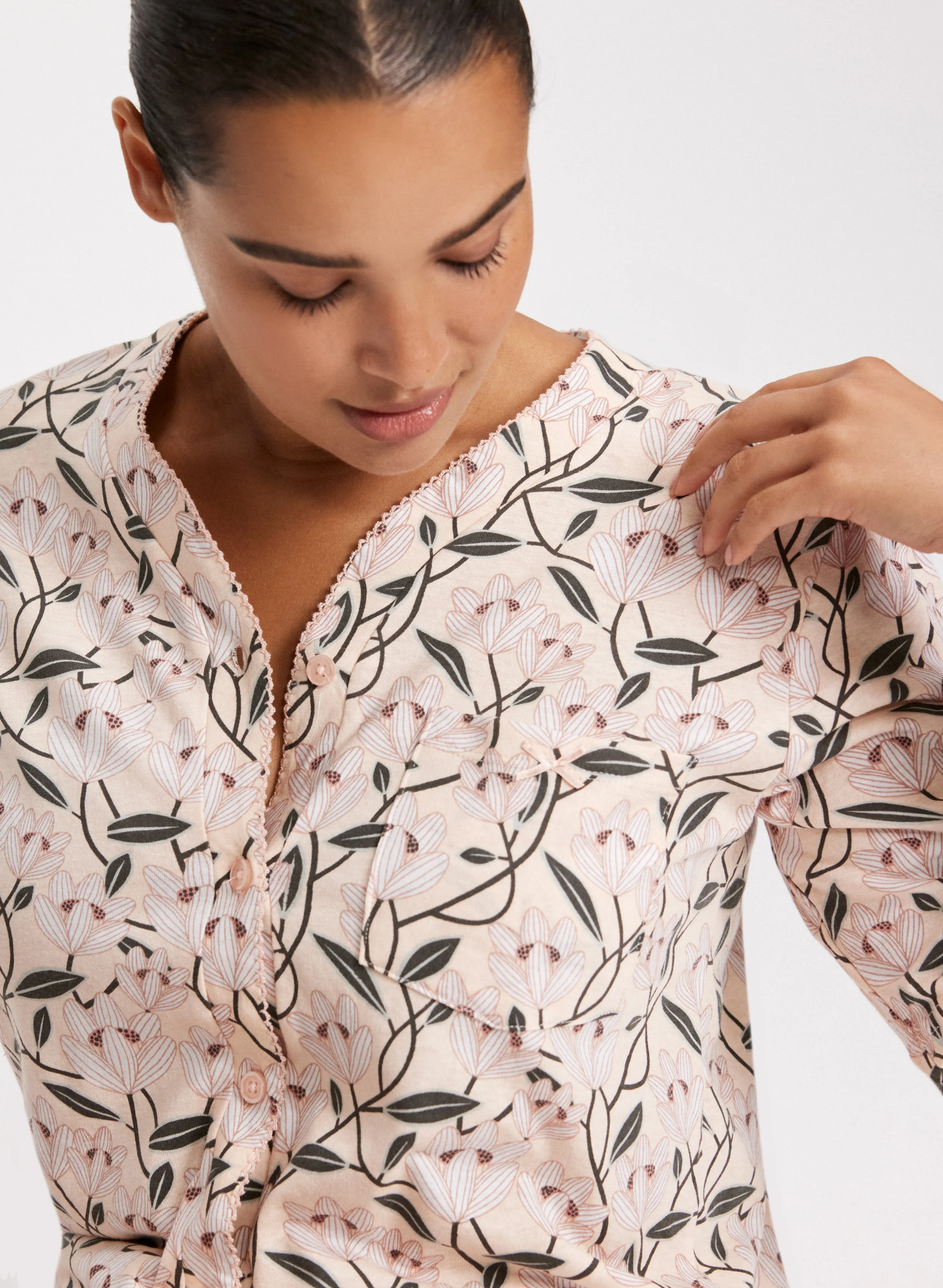 Mixed Print Pyjama Set sold by Laura product image thumbnail 5