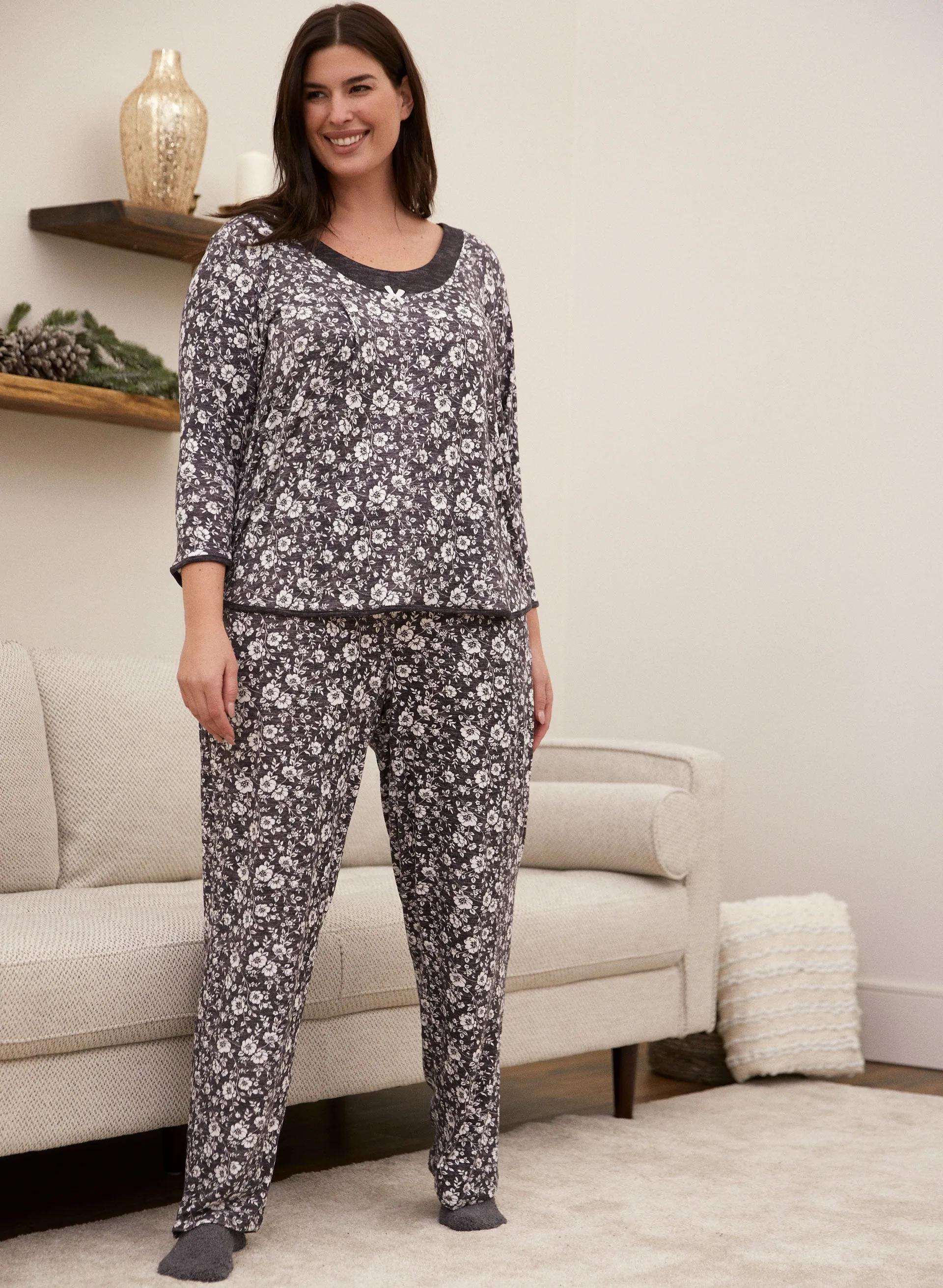 Floral Print Pyjama Set sold by Laura