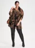 Split Front Paisley Top sold by Laura