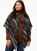 Stripe Print Poncho sold by Laura