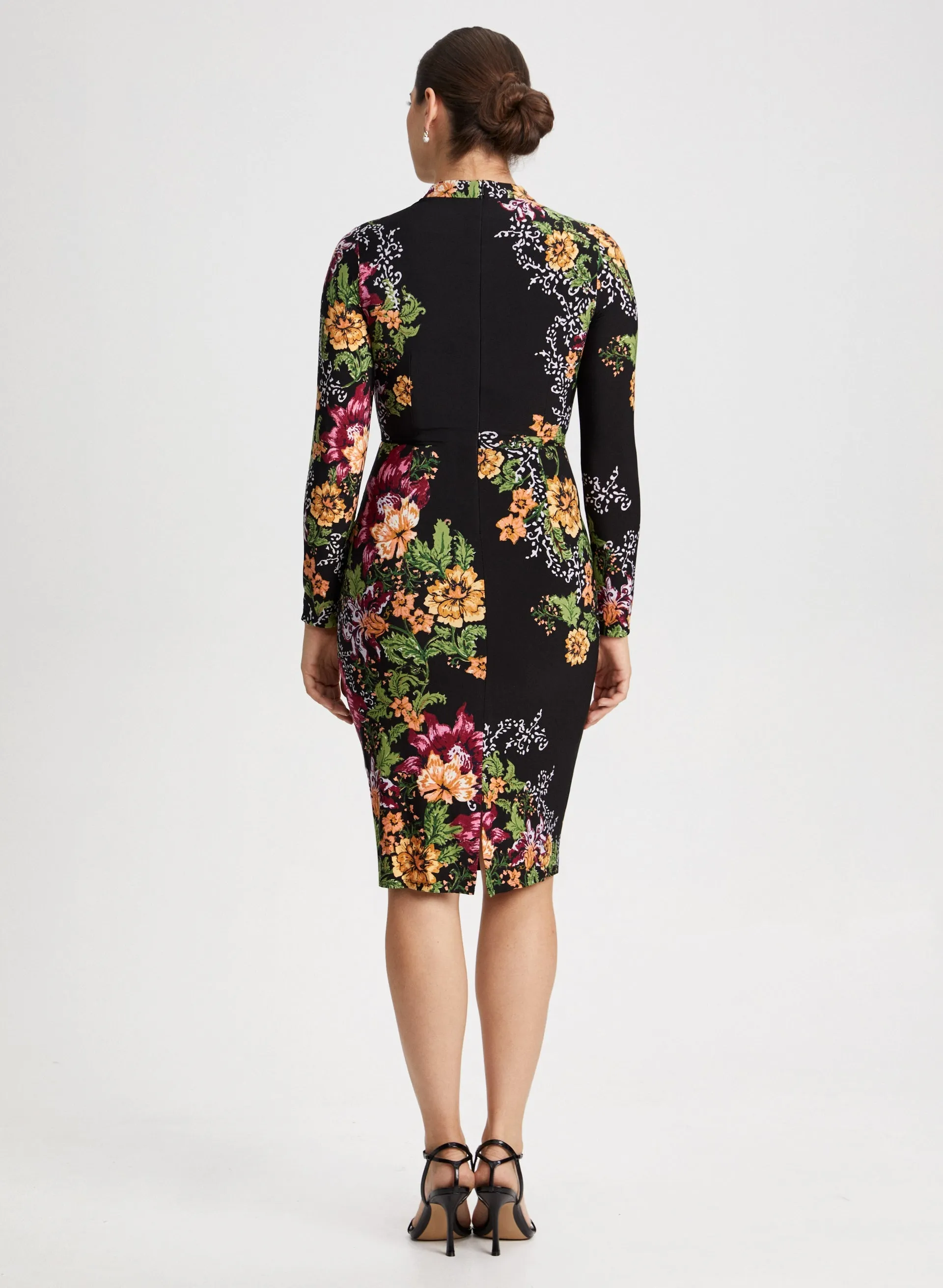 Floral Print Long Sleeve Dress sold by Laura product image thumbnail 3