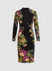 Floral Print Long Sleeve Dress sold by Laura