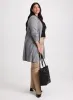 Open-Front Cardigan & Coated Jeans sold by Laura