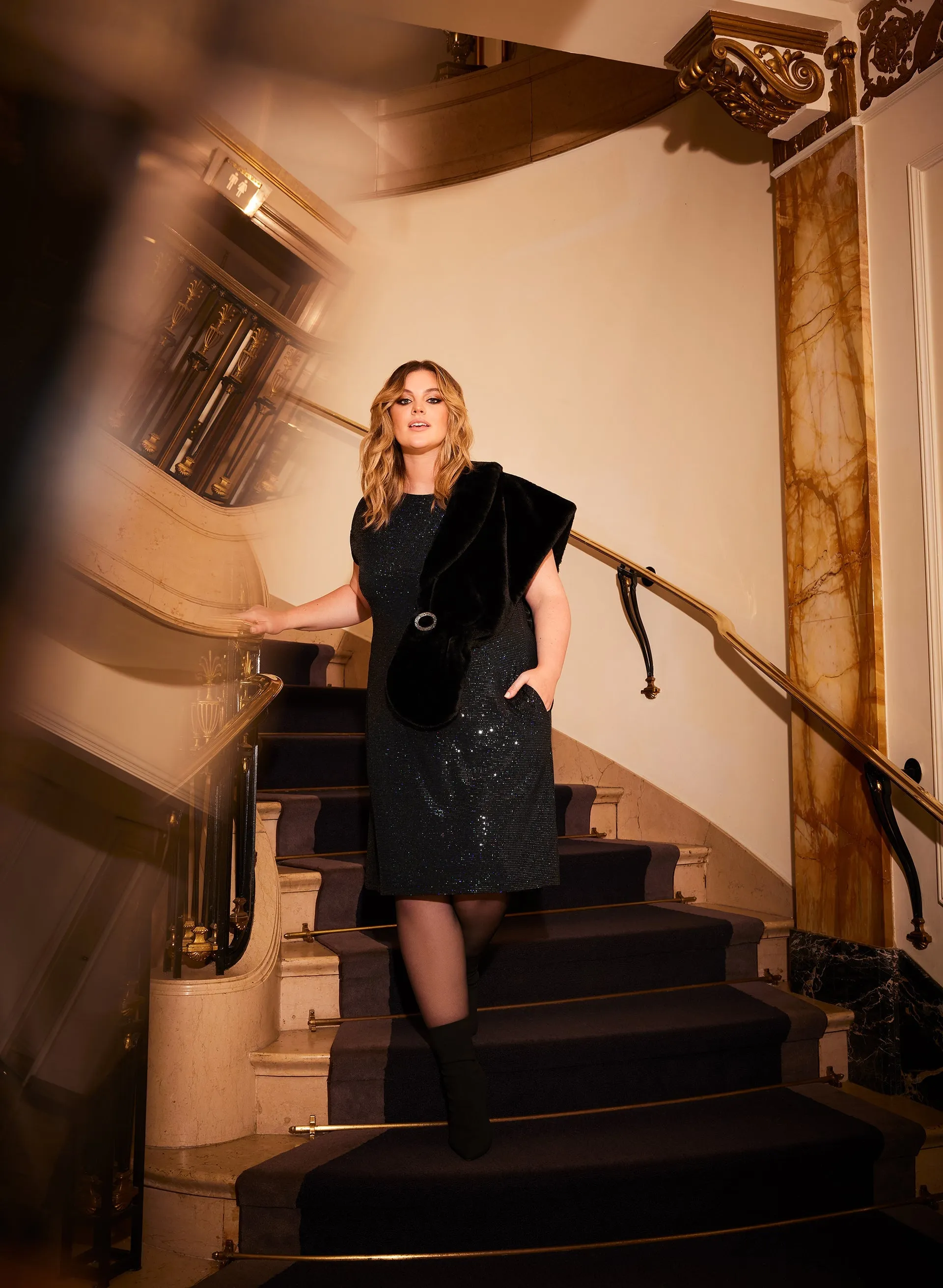 Cap Sleeve Sequin Dress sold by Laura product image thumbnail 2