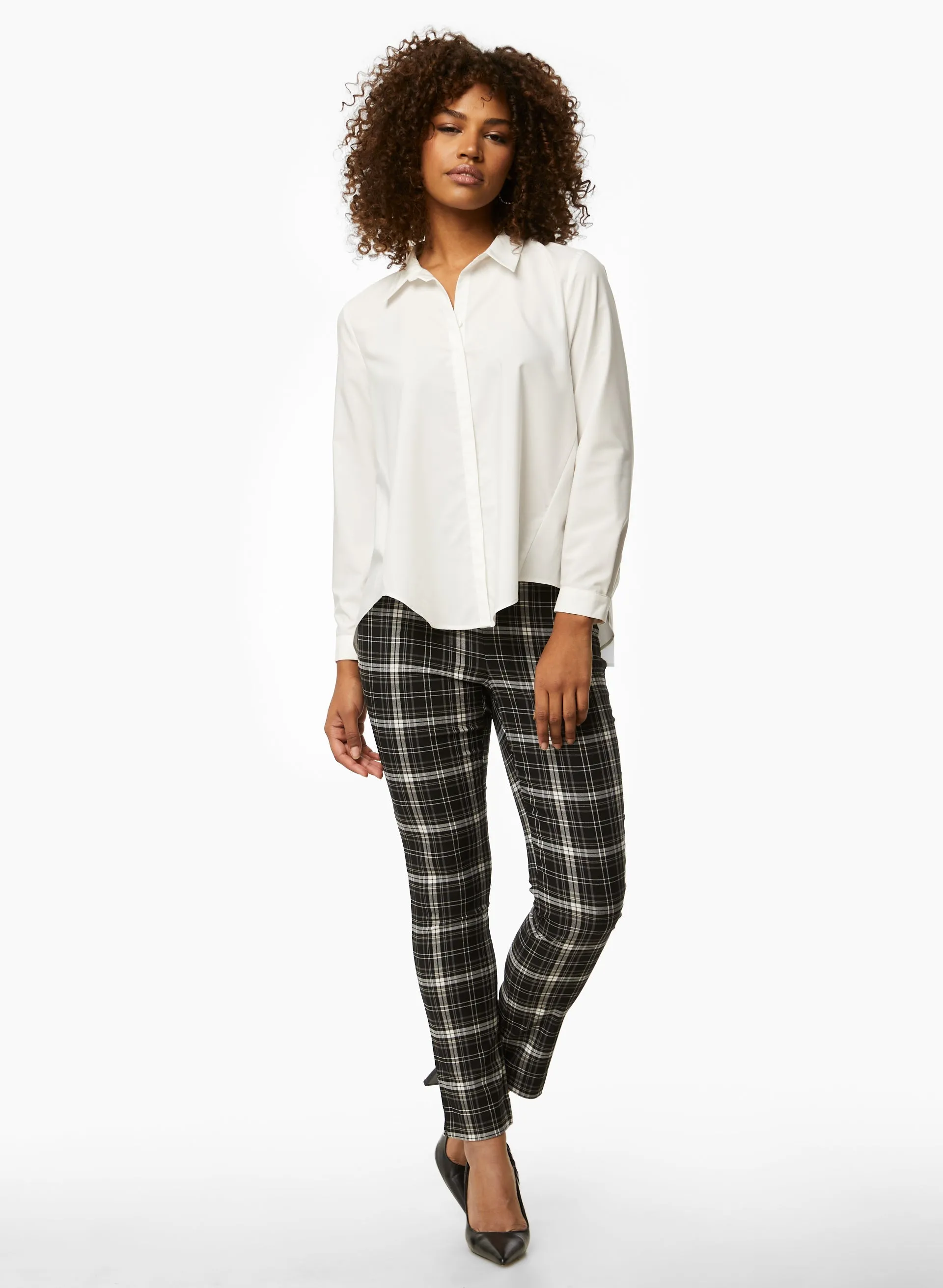 Charlie B - Plaid Print Pull-On Pants sold by Laura product image thumbnail 3