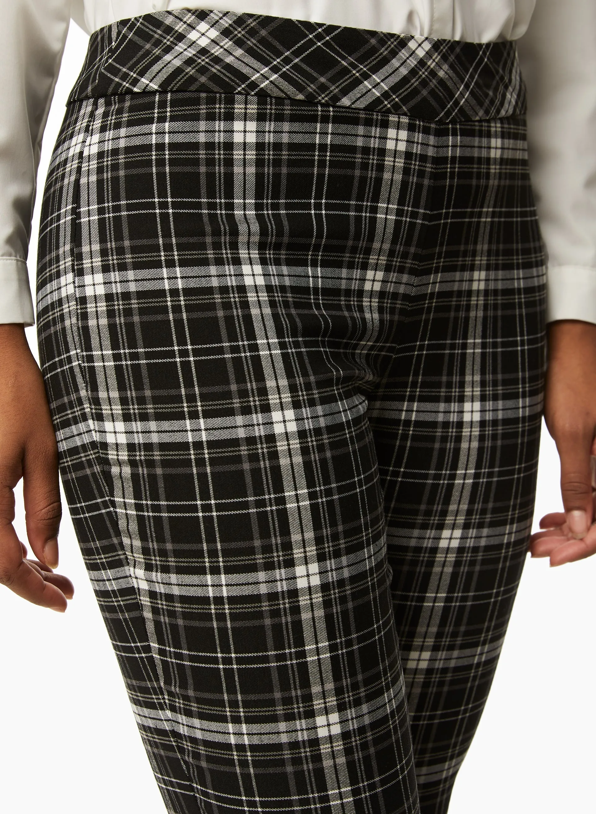 Charlie B - Plaid Print Pull-On Pants sold by Laura product image thumbnail 4