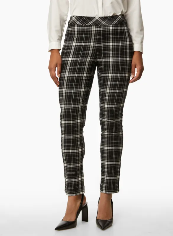 Charlie B - Plaid Print Pull-On Pants sold by Laura