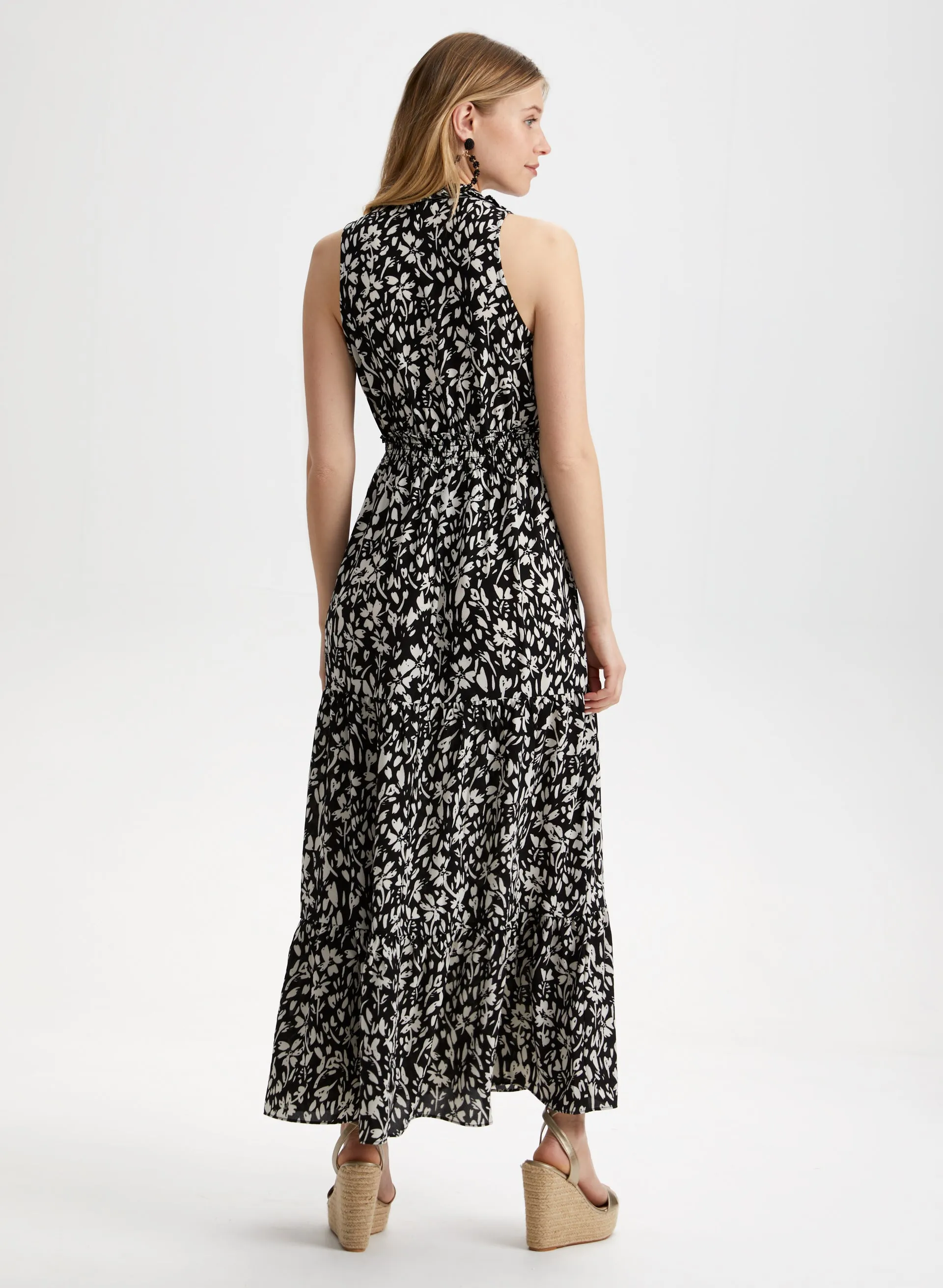 Frill Detail V-Neck Maxi Dress sold by Laura product image thumbnail 2