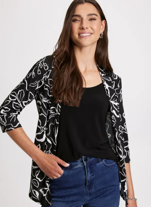 Floral Print Fooler Top sold by Laura