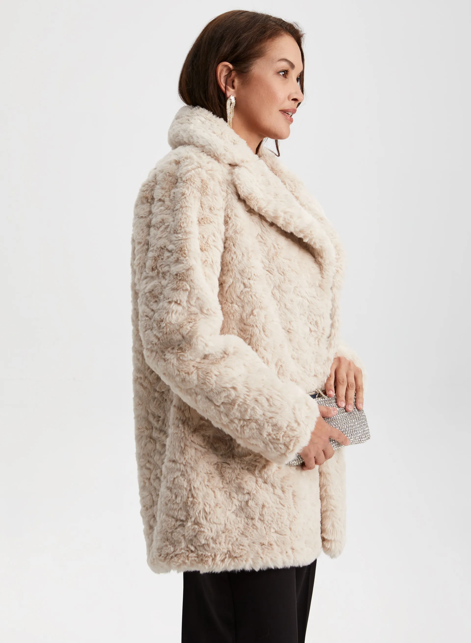 Faux Fur Coat sold by Laura product image thumbnail 3
