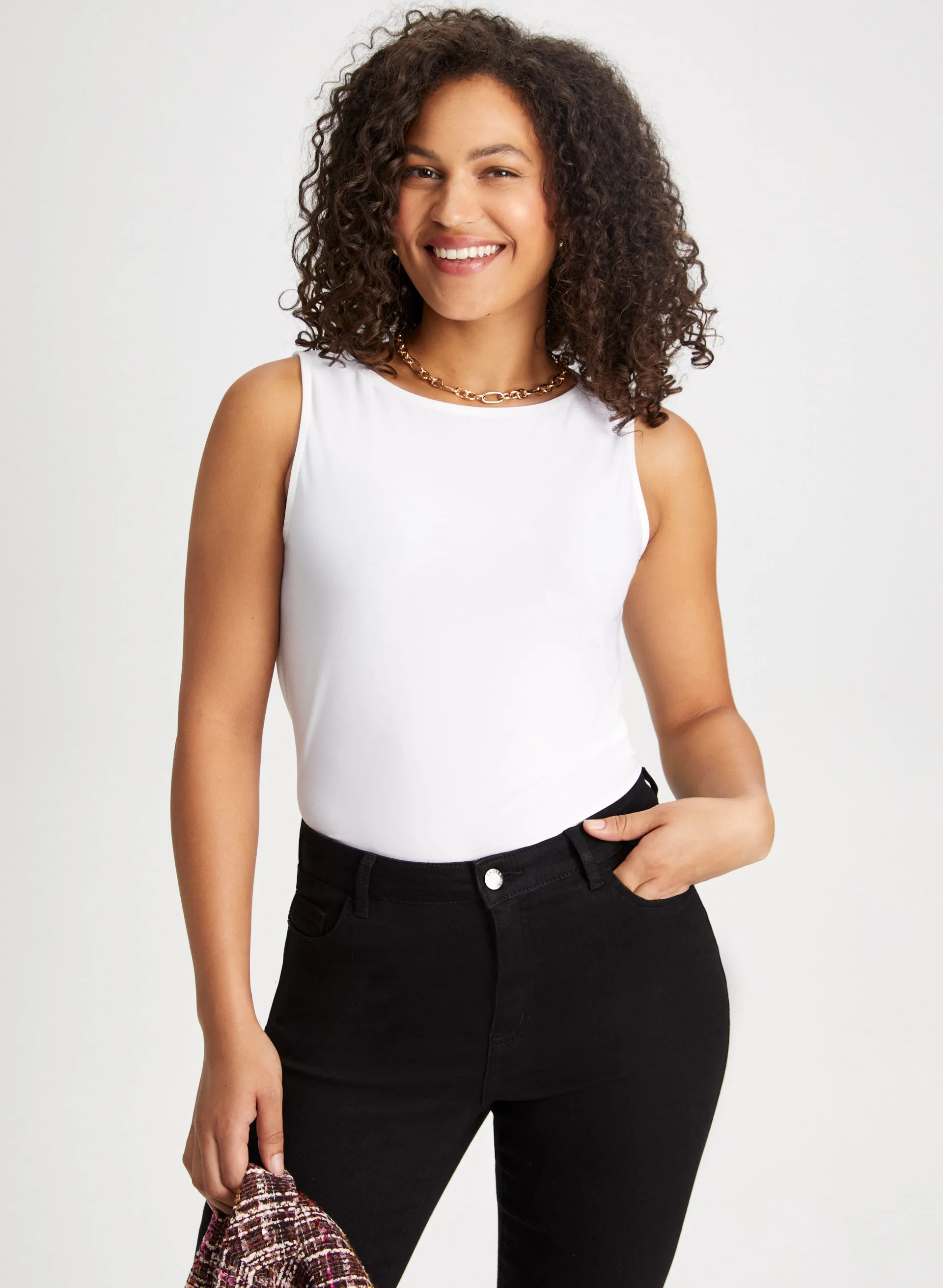 Basic Sleeveless Top sold by Laura