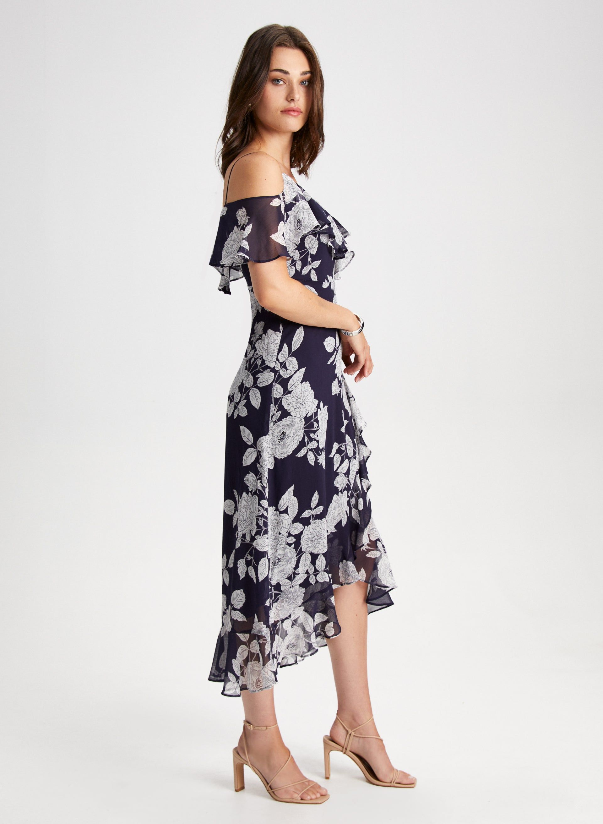 Floral Ruffle Detail Dress sold by Laura product image thumbnail 3