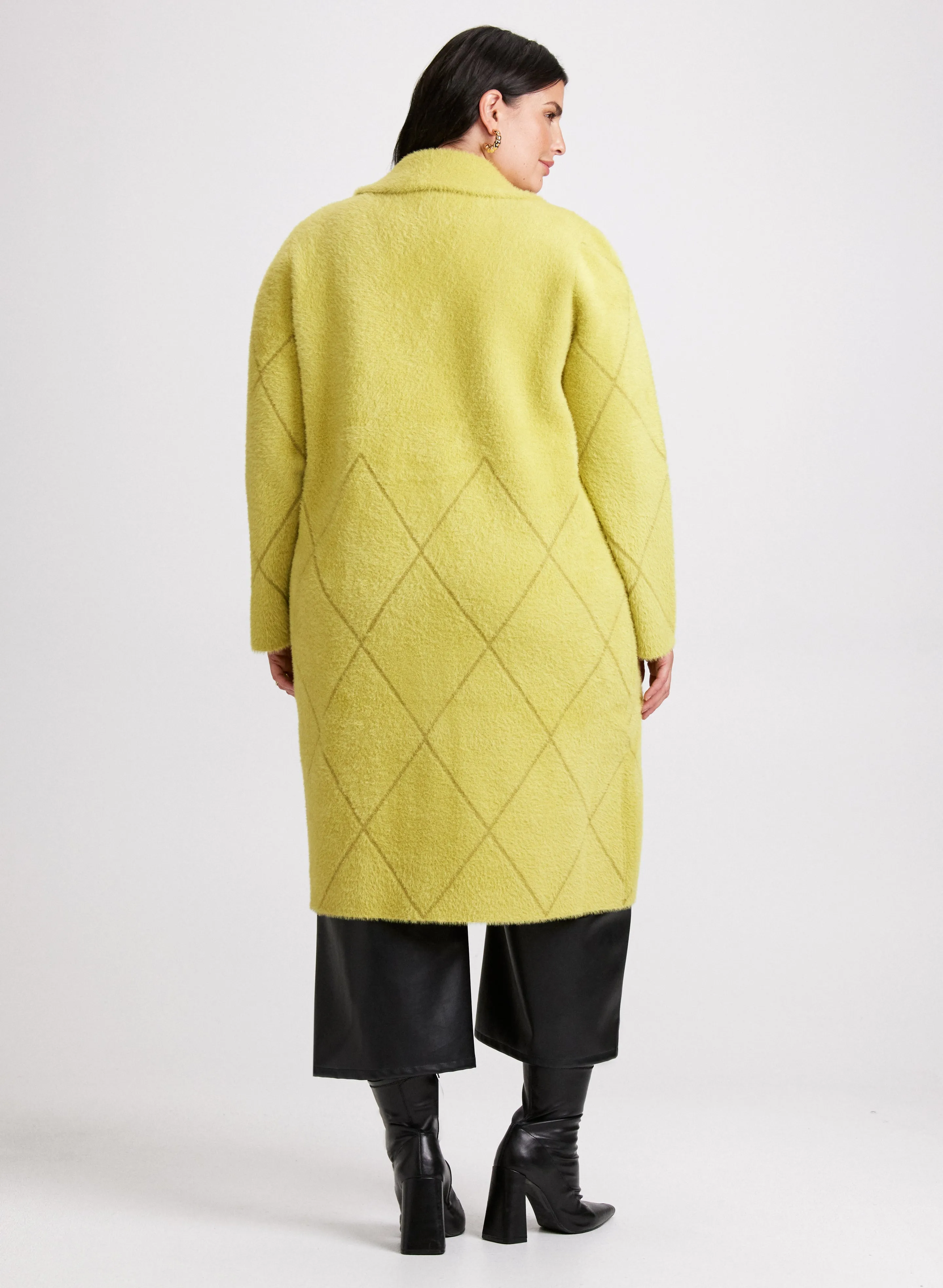 Joseph Ribkoff - Argyle Quilted Coatigan sold by Laura product image thumbnail 5