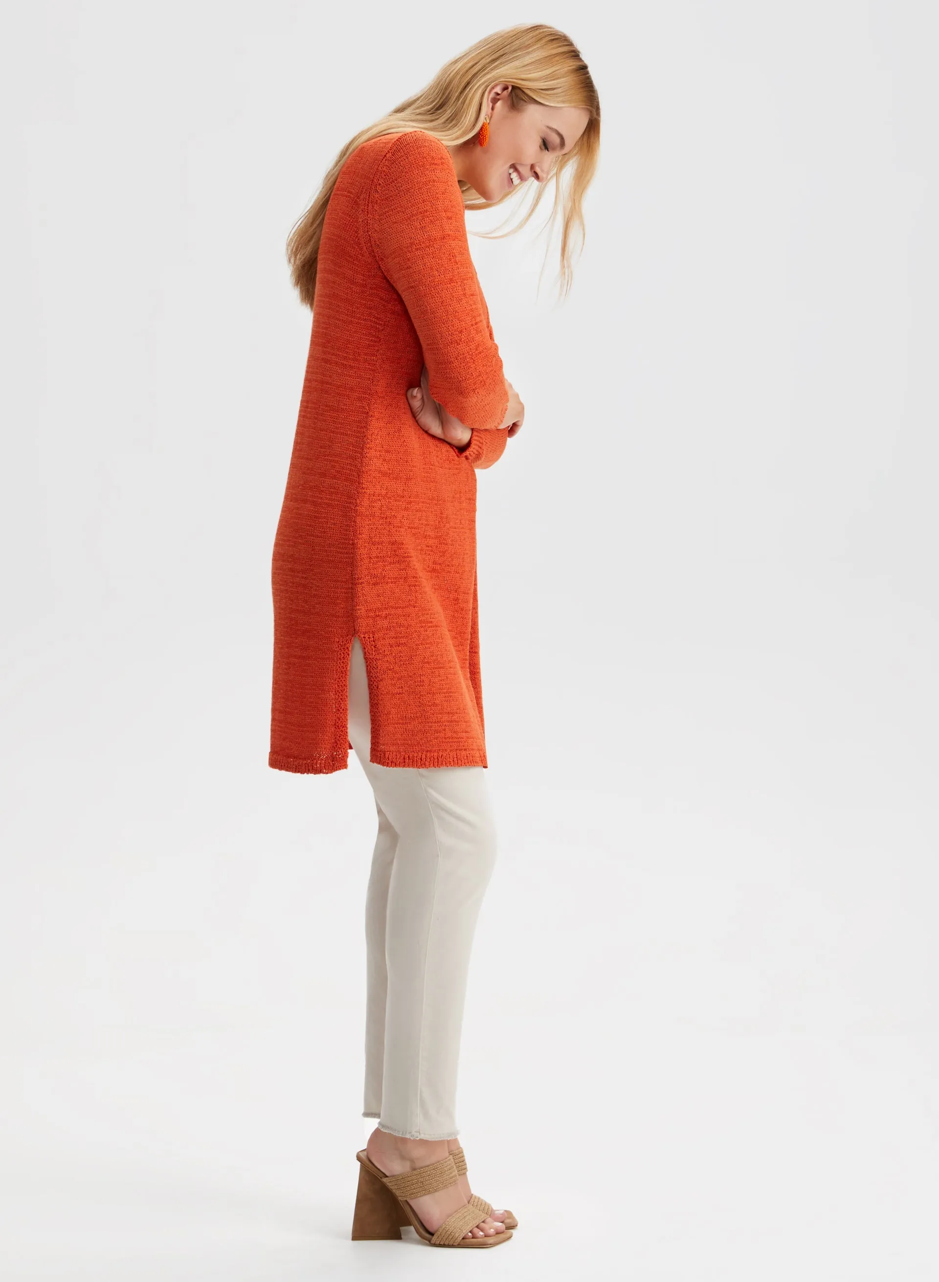 Slit Detail Cardigan sold by Laura product image thumbnail 3