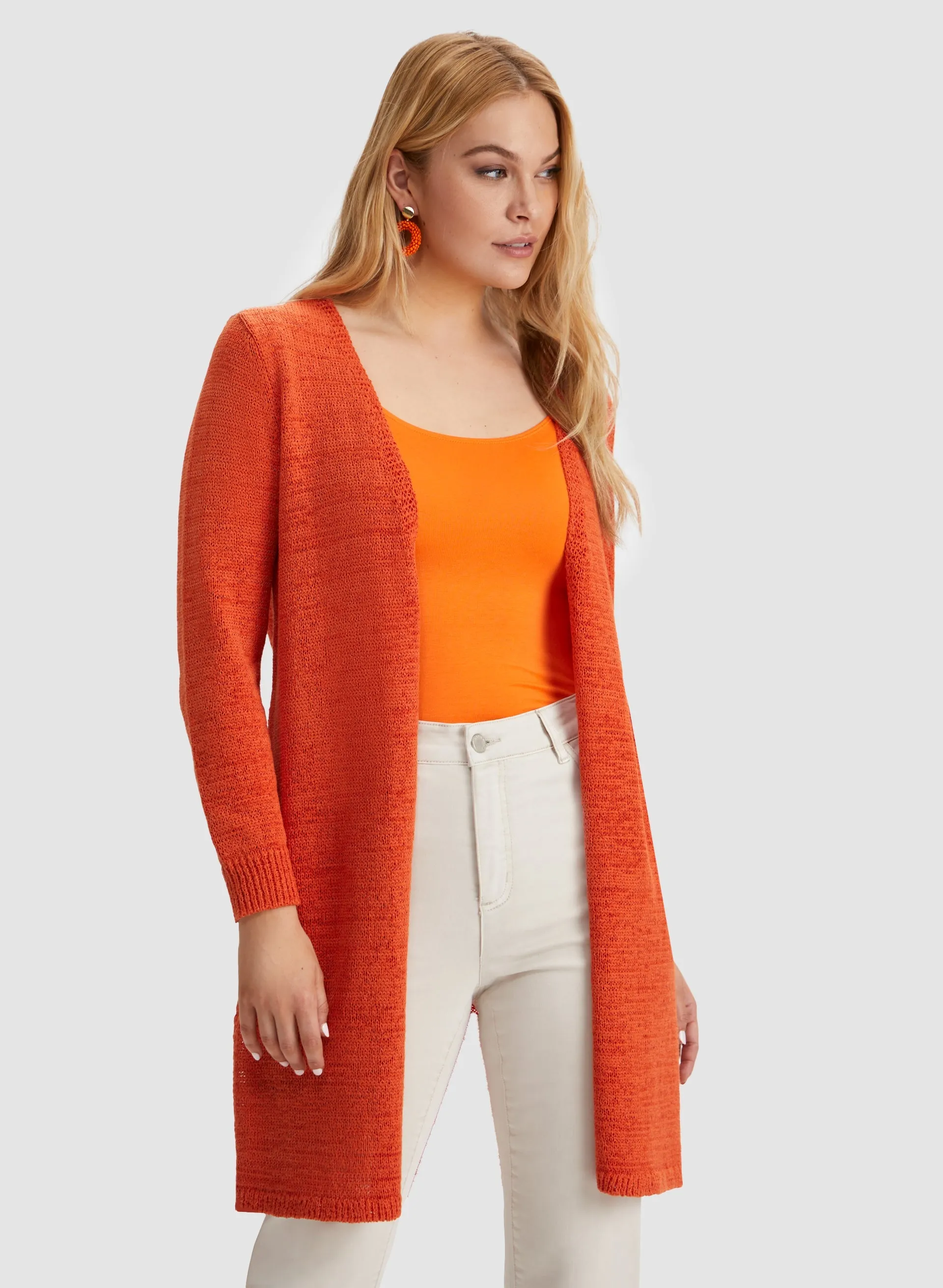 Slit Detail Cardigan sold by Laura