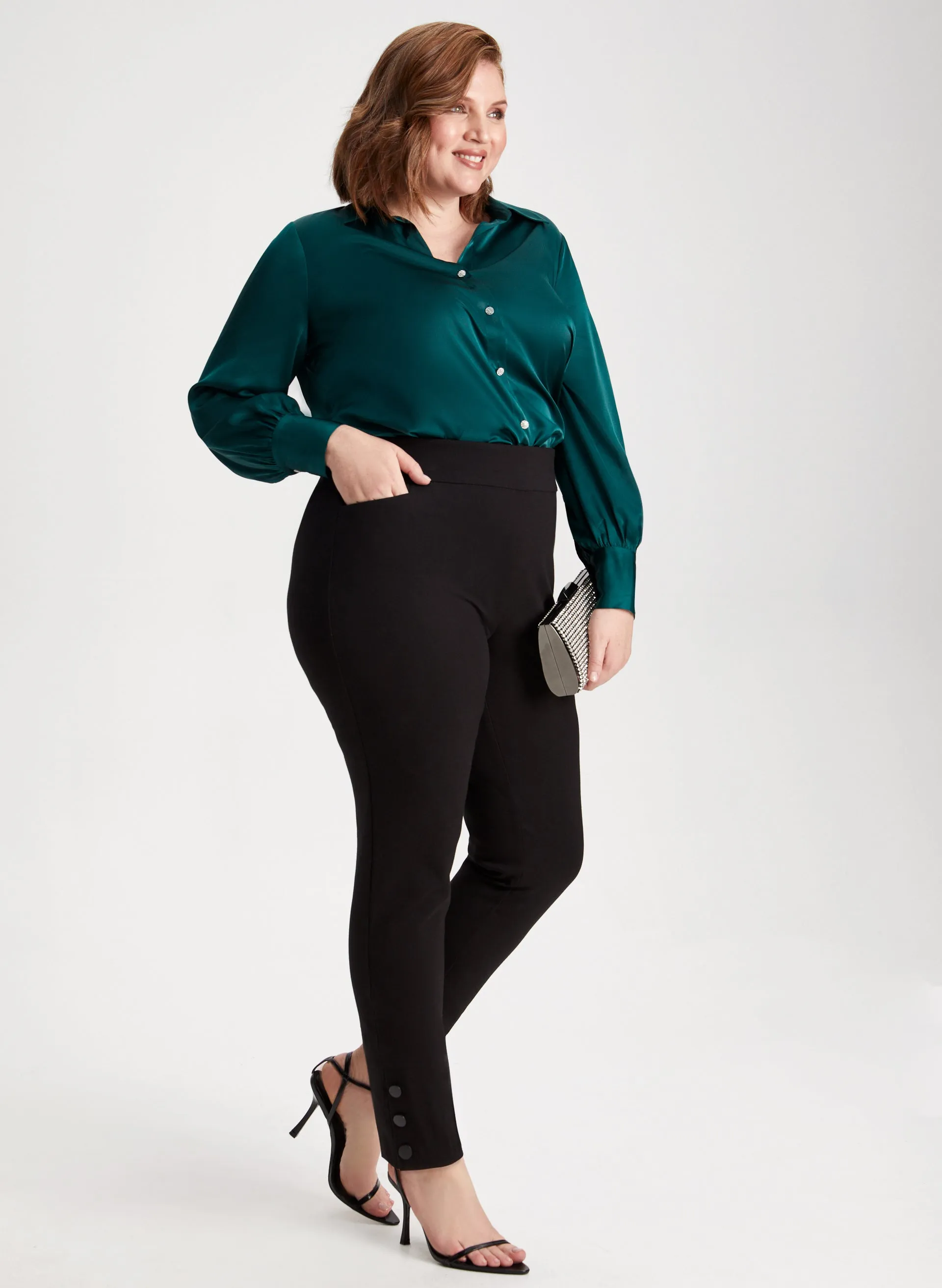 Pull-On Straight Leg Pants sold by Laura product image thumbnail 4