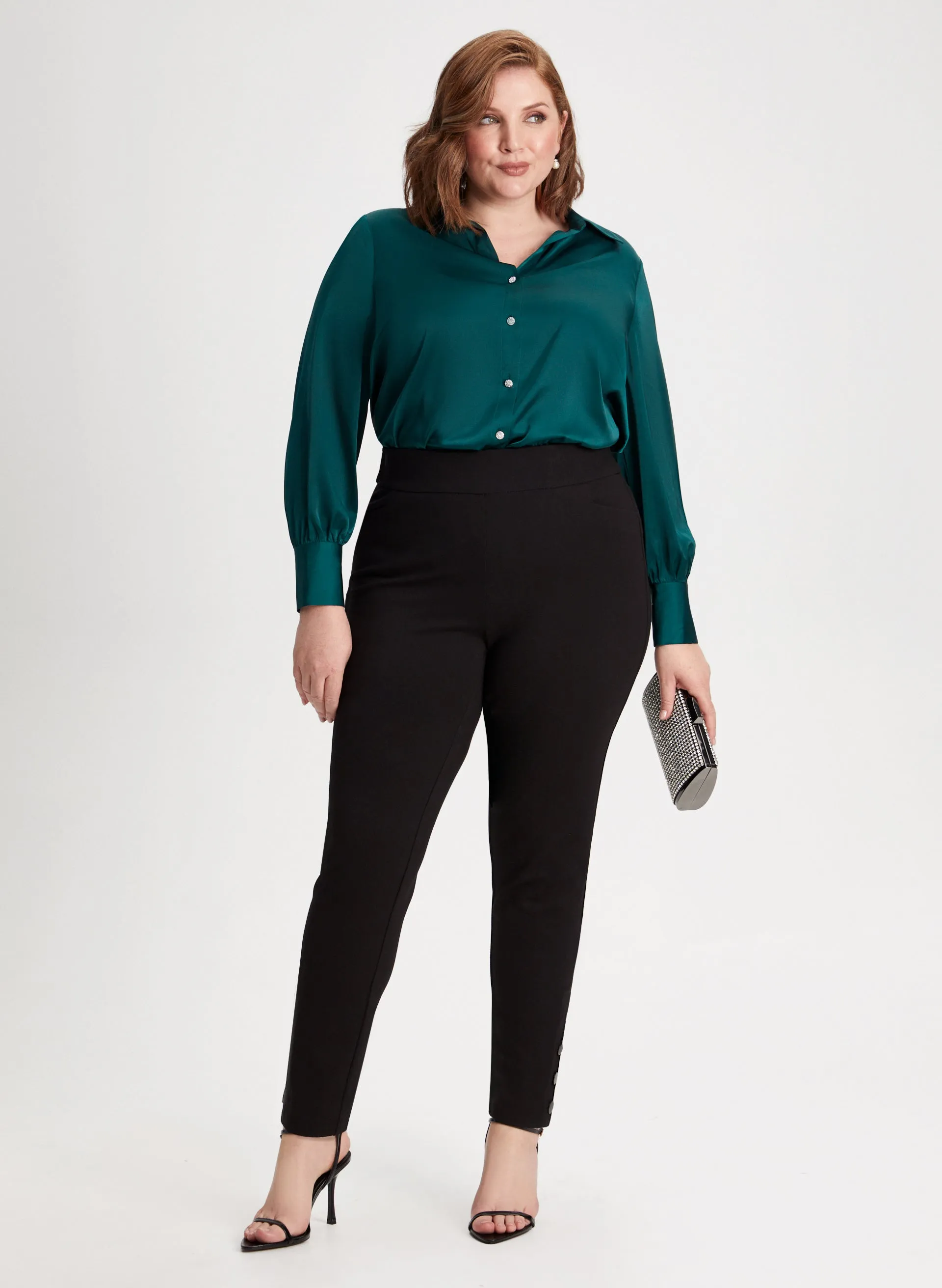 Pull-On Straight Leg Pants sold by Laura product image thumbnail 3