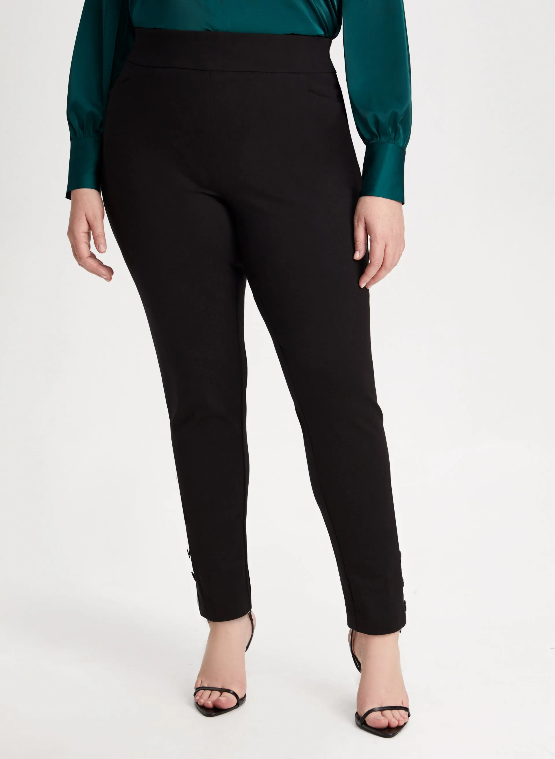 Pull-On Straight Leg Pants sold by Laura