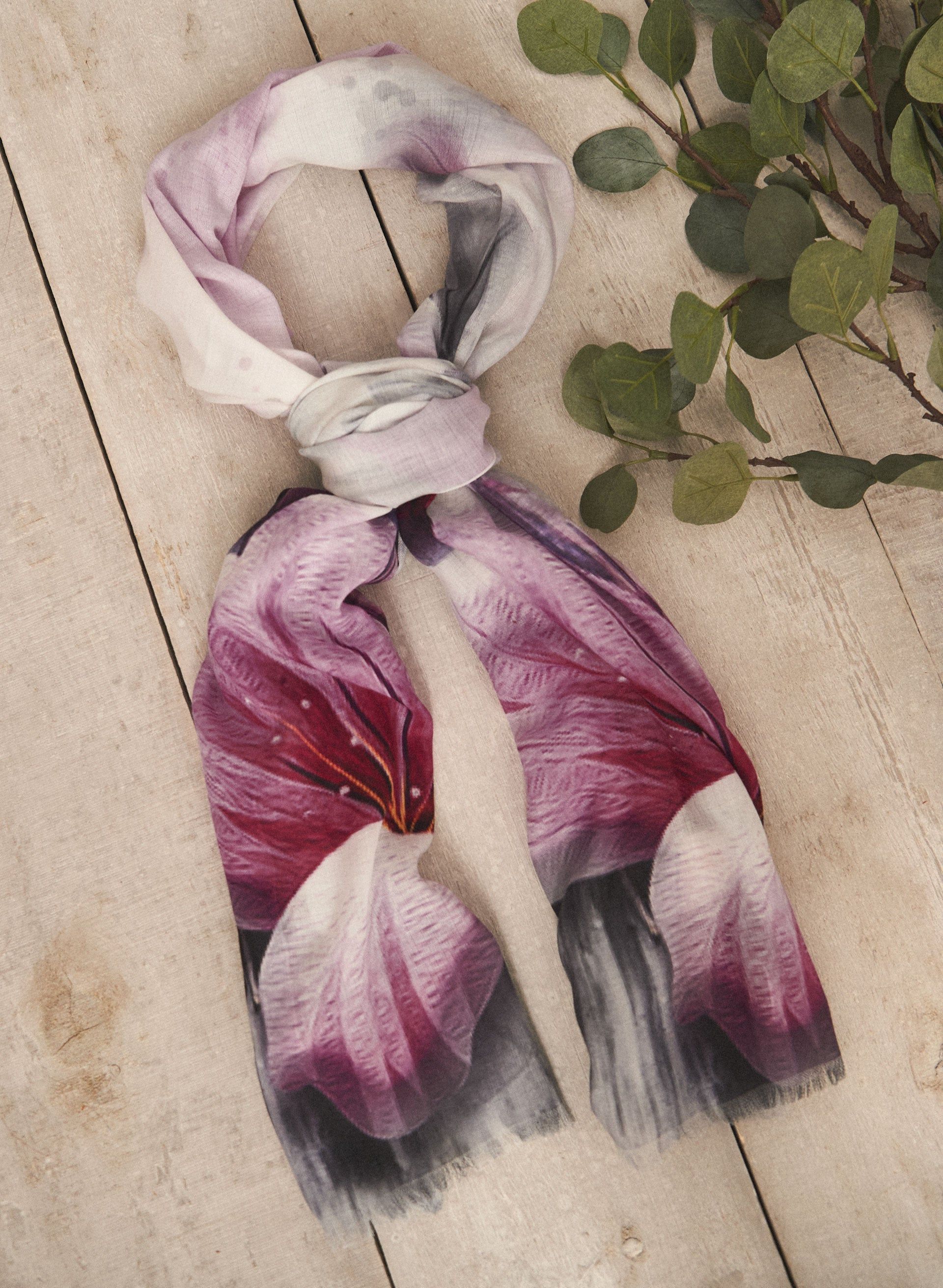 Floral Print Scarf sold by Laura