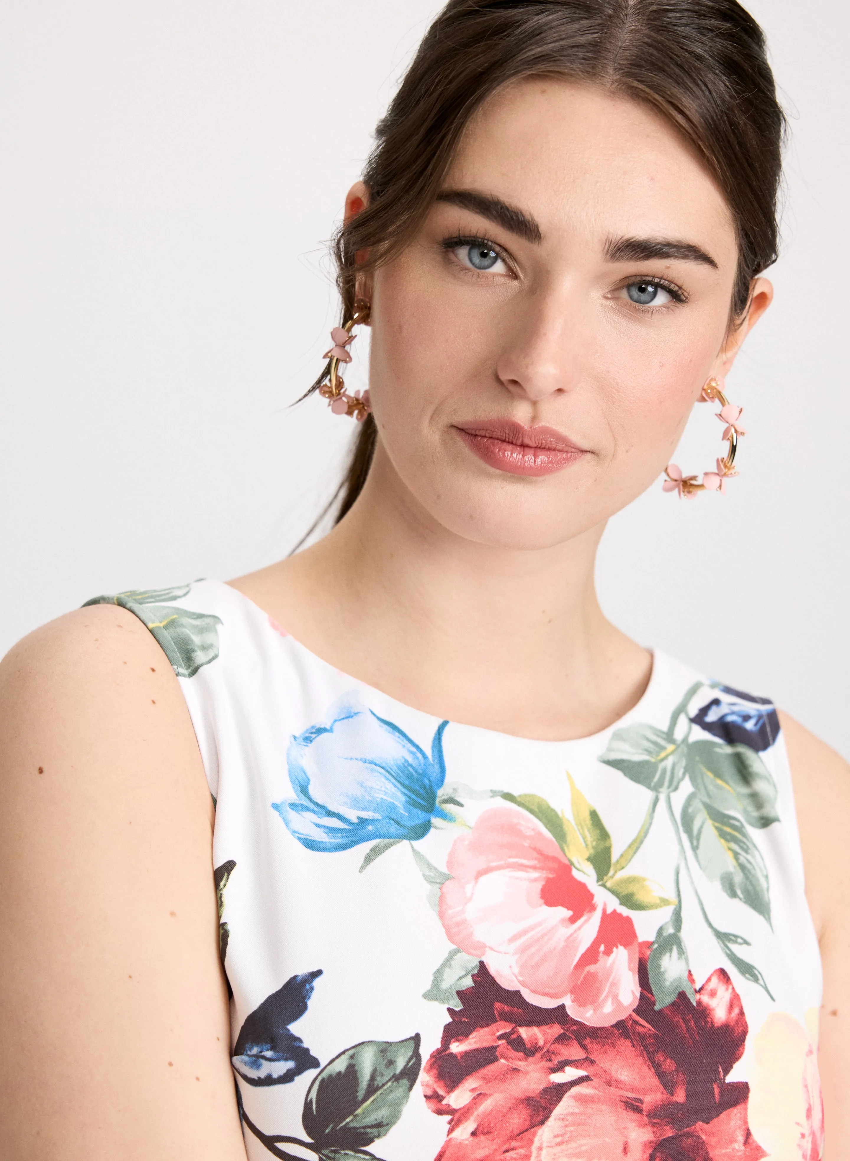 Floral Print Sheath Dress sold by Laura product image thumbnail 5