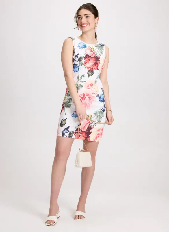 Floral Print Sheath Dress sold by Laura