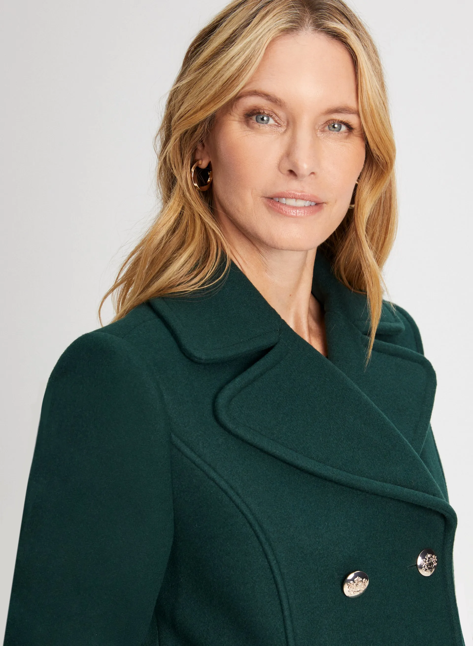 Stretch Wool Blend Coat sold by Laura product image thumbnail 5