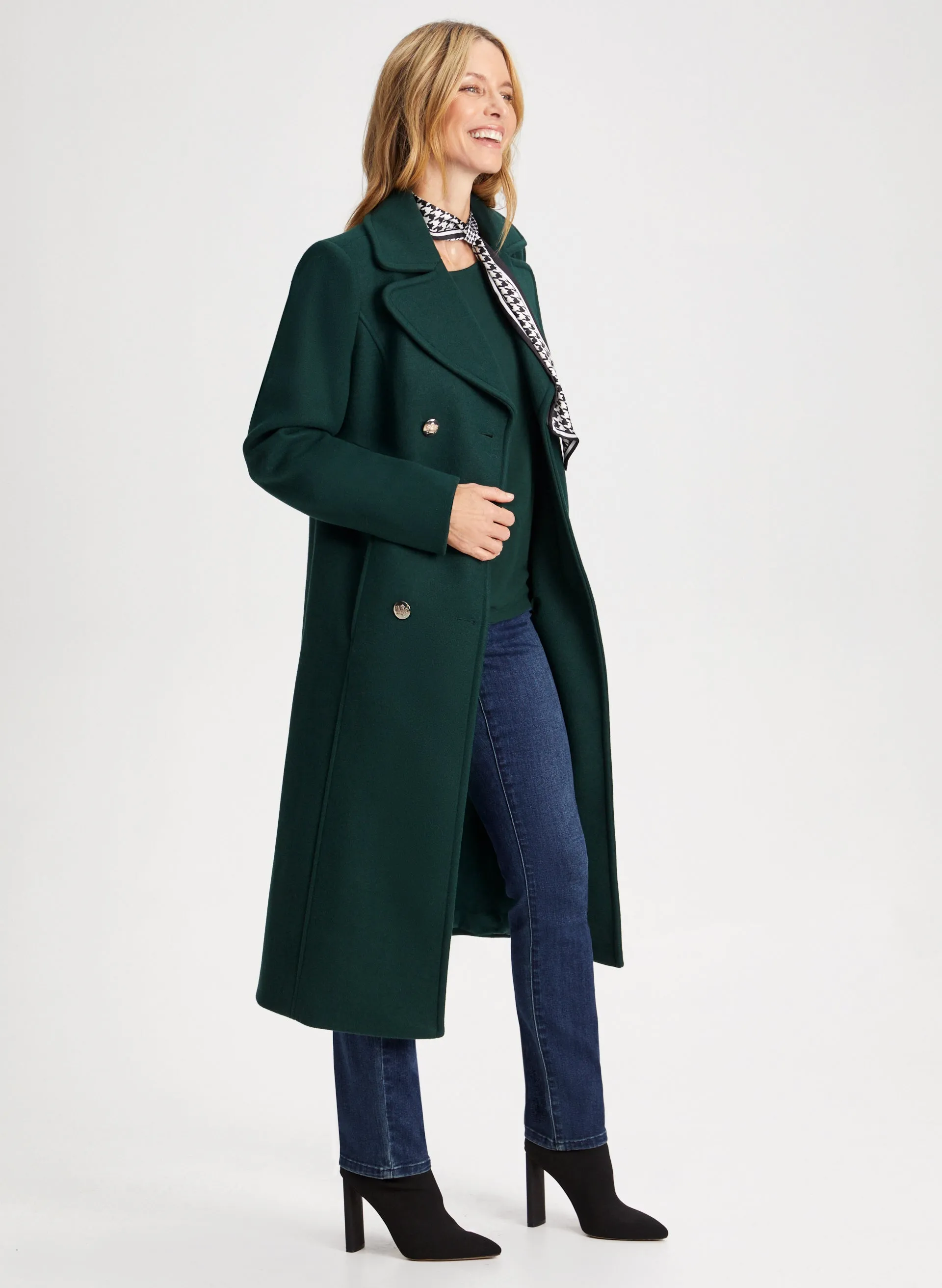 Stretch Wool Blend Coat sold by Laura product image thumbnail 2