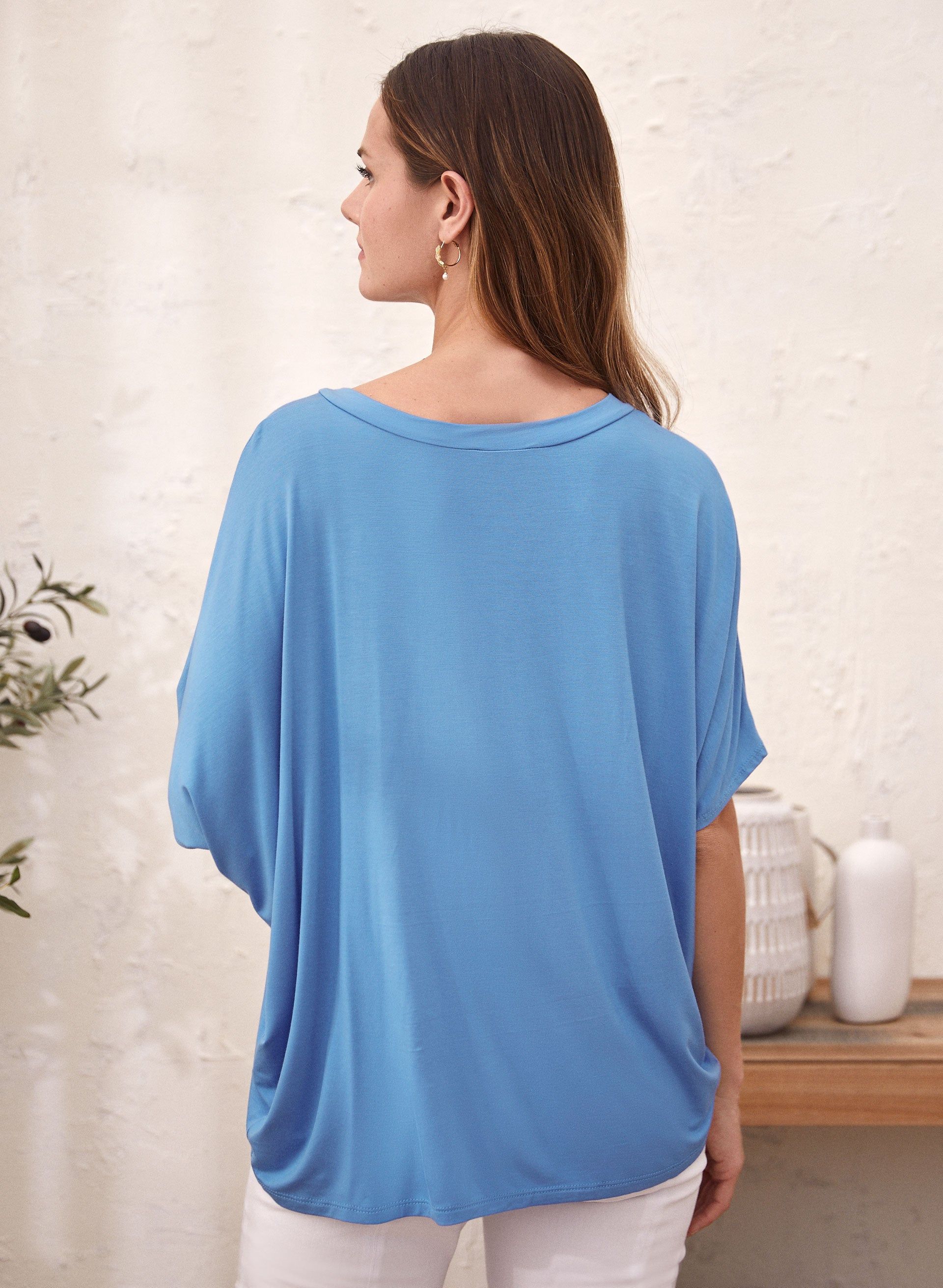Drop Shoulder Oversized Tee sold by Laura product image thumbnail 5