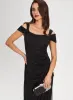 Draped Side Slit Dress sold by Laura