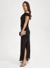 Draped Side Slit Dress sold by Laura