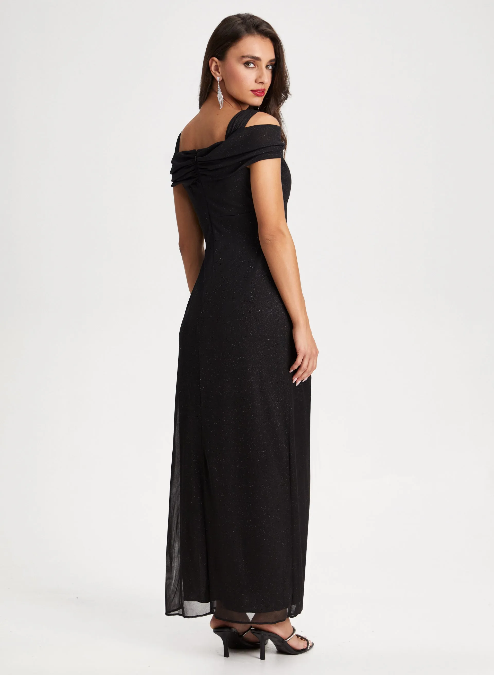 Draped Side Slit Dress sold by Laura product image thumbnail 3