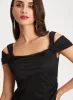 Draped Side Slit Dress sold by Laura
