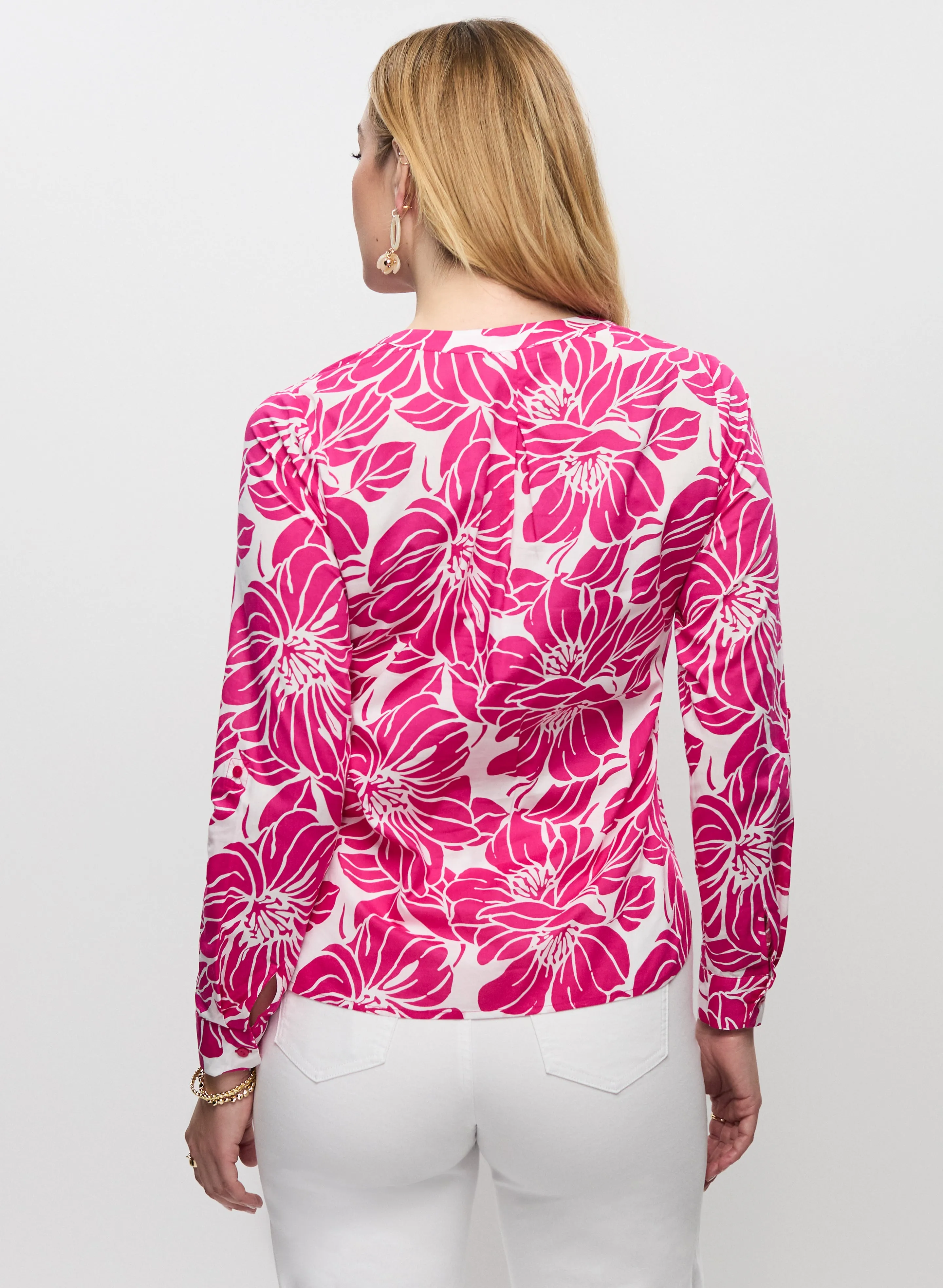 Tie-Front Floral Blouse sold by Laura product image thumbnail 3