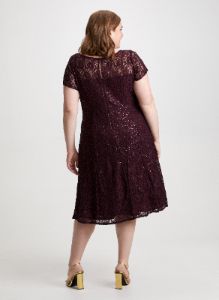 Sequin Embellished Lace Dress sold by Laura