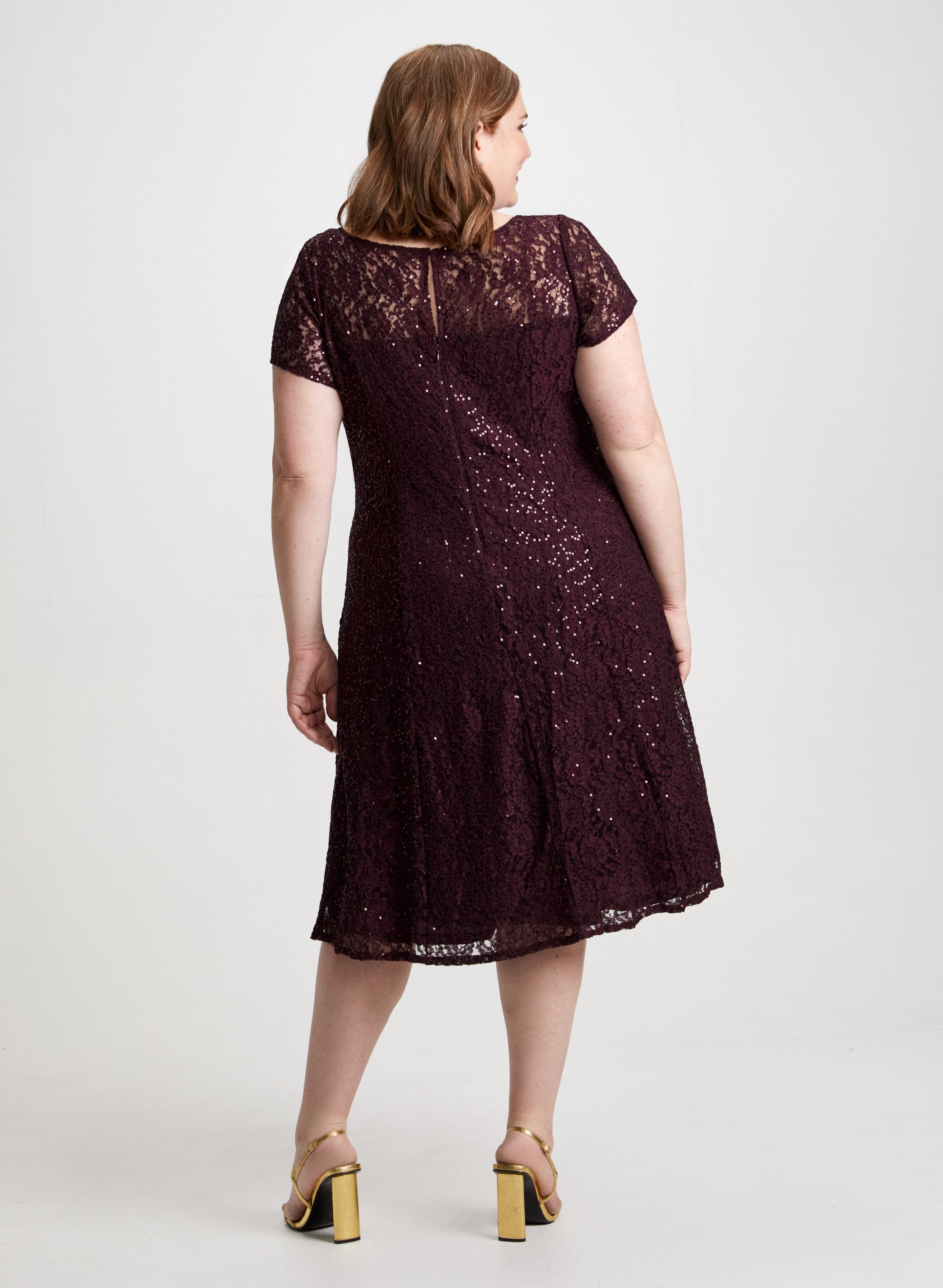 Sequin Embellished Lace Dress sold by Laura product image thumbnail 2
