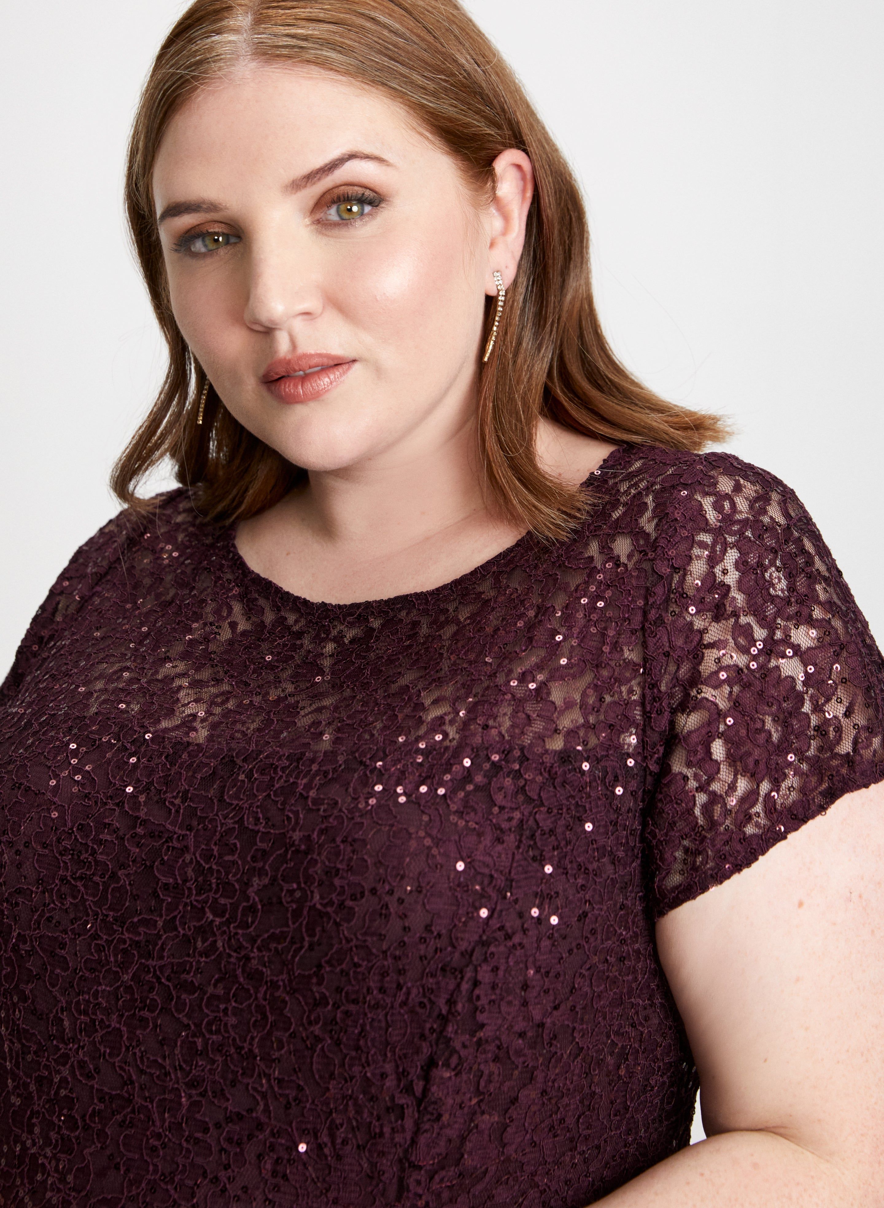 Sequin Embellished Lace Dress sold by Laura product image thumbnail 4