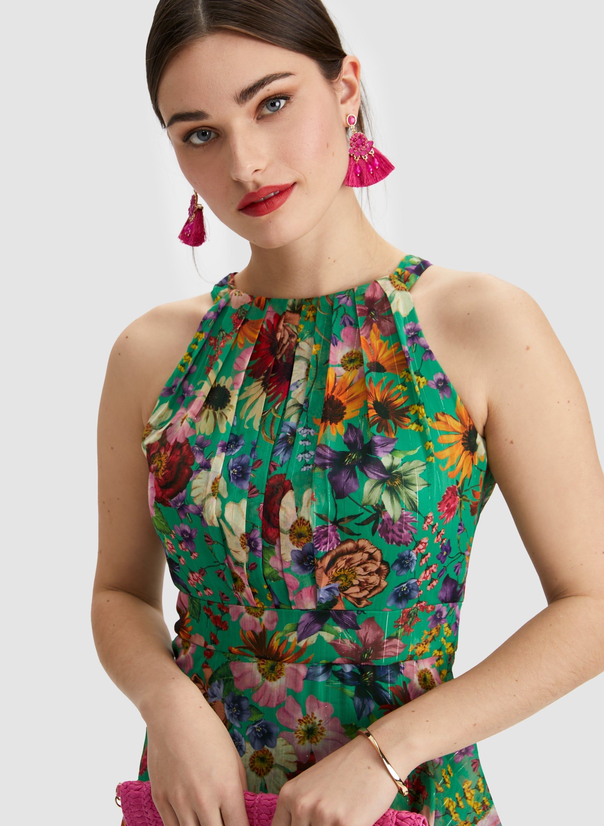Floral Print Chiffon Dress sold by Laura product image thumbnail 2