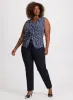 Leopard Print Blouse & Cotton-Blend Pants sold by Laura
