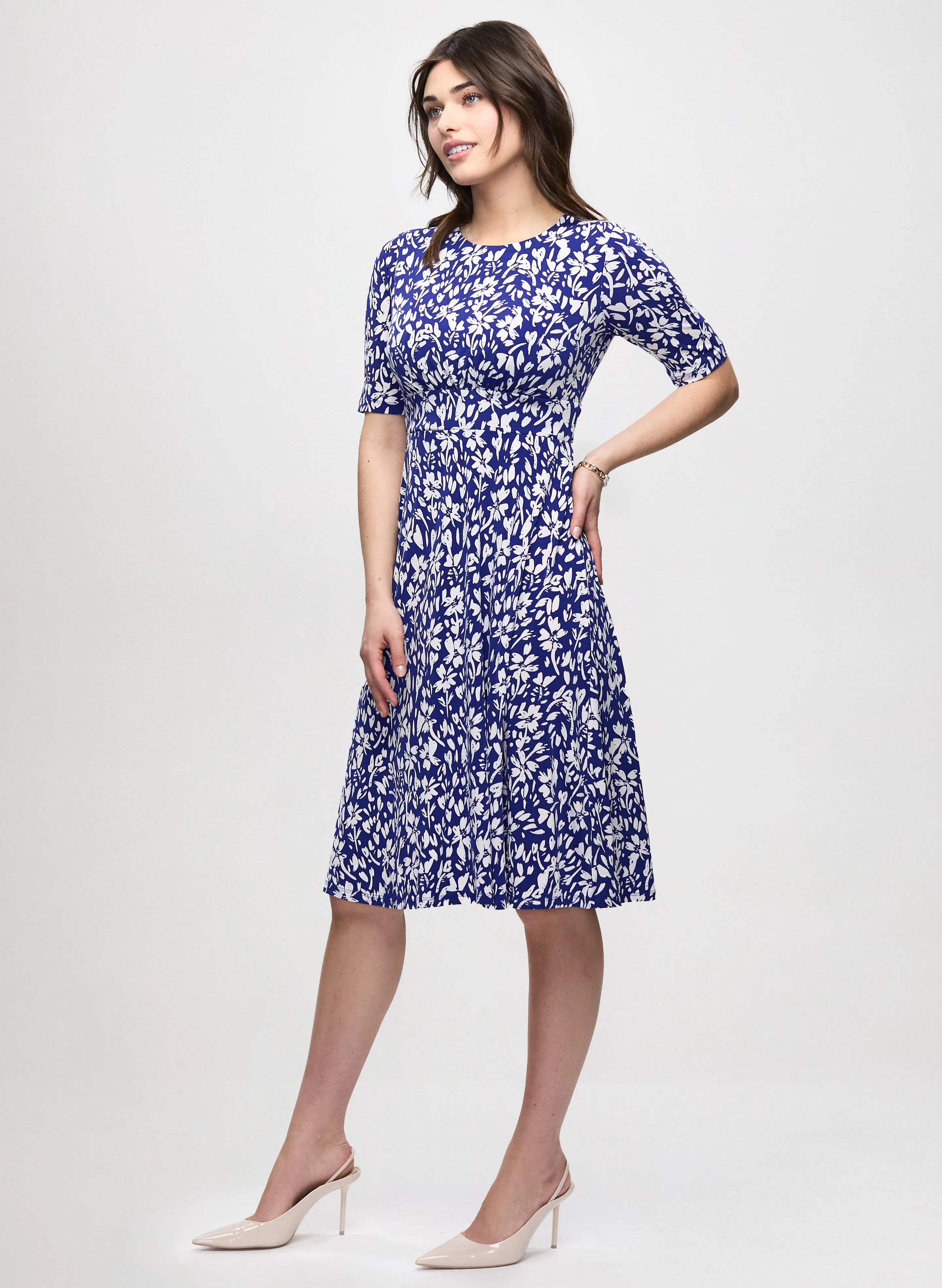 Floral Fit and Flare Dress sold by Laura product image thumbnail 2