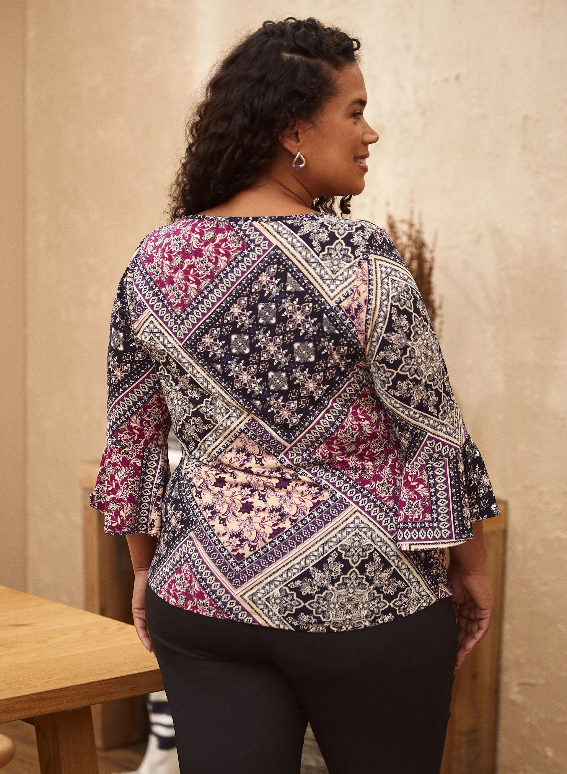 Patchwork Print Top sold by Laura product image thumbnail 4